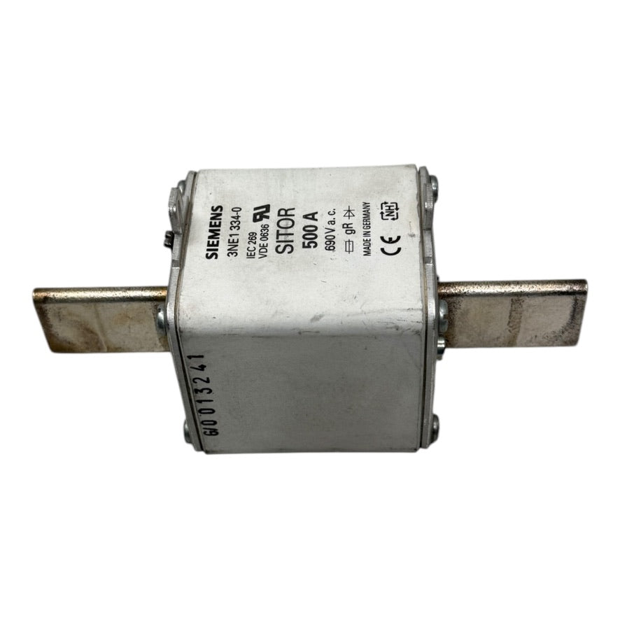 Siemens 3NE1334-0 SITOR-Sicherungseinsatz Sicherung 500A 690V NH2 Gr.2 100kA