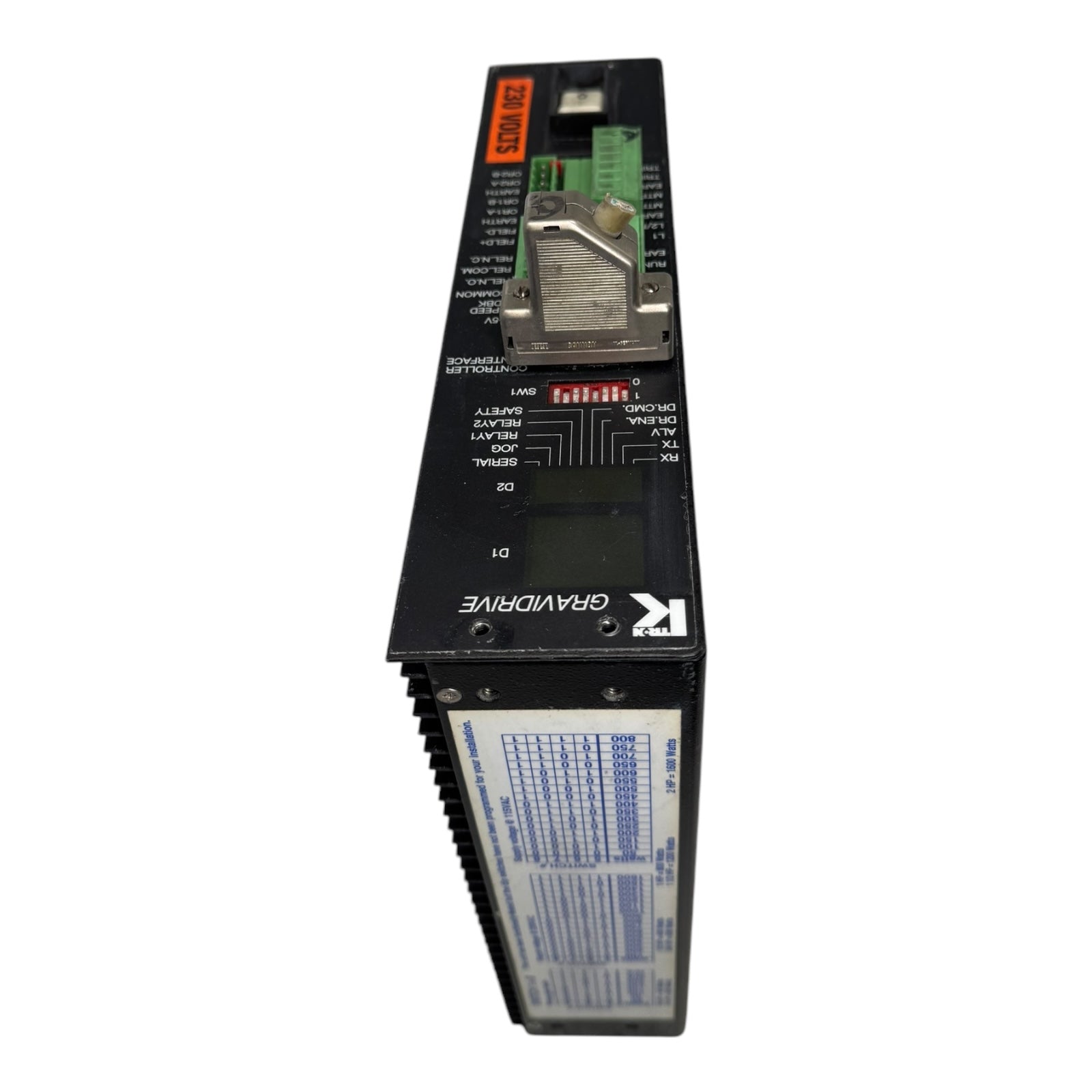 K-TRON 2401-300460-C 2401300460C GRAVIDRIVE 2HP 115/230VAC