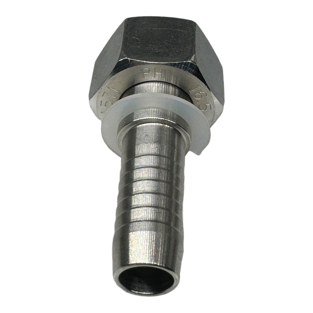 2x PH Hydraulik DRF DN12 Flachdichtnippel 16.5mm G1/2 5F88 Edelstahl