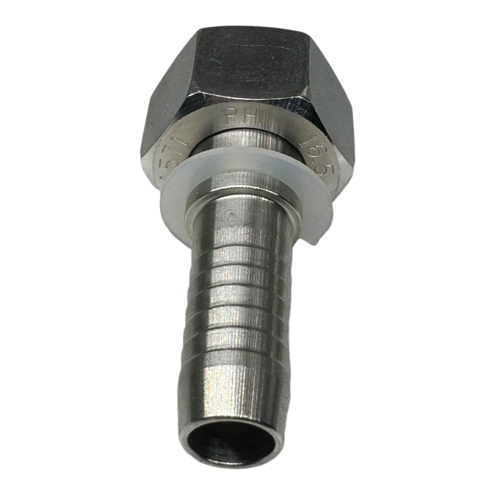 2x PH Hydraulik DRF DN12 Flachdichtnippel 16.5mm G1/2 5F88 Edelstahl