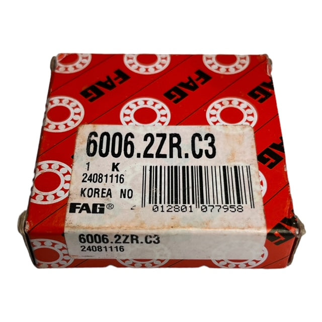 5x FAG 6006.2ZR.C3 Rillenkugellager 30x55x13mm