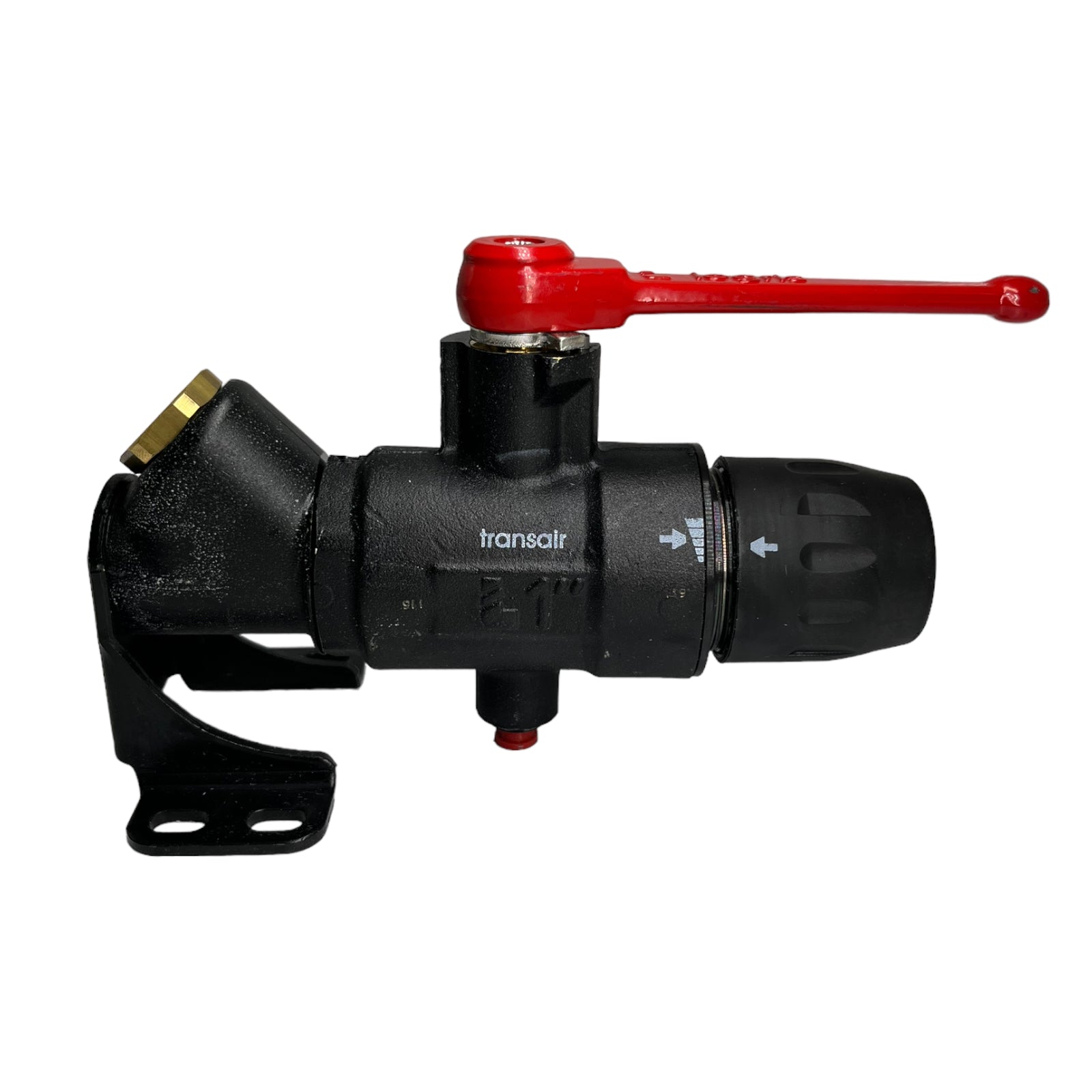 Parker Legris Transair DN25 1" Gashahn Kugelhahn mit Wandanschluss TITAS TR 00