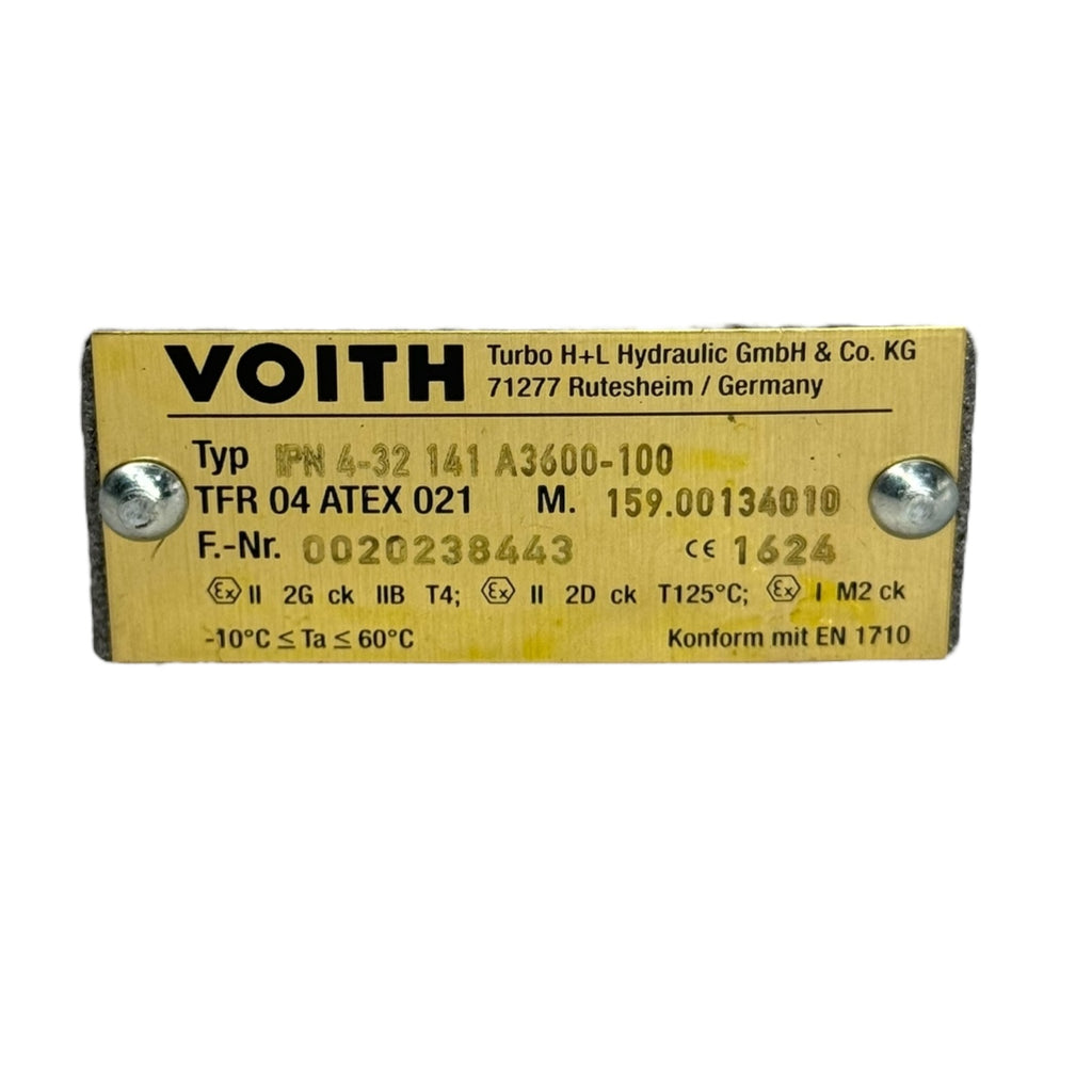 Voith IPN4-32 141 A3600-100 IPN4-32 Innenzahnradpumpe 125bar 3600min-1 48.1L/min