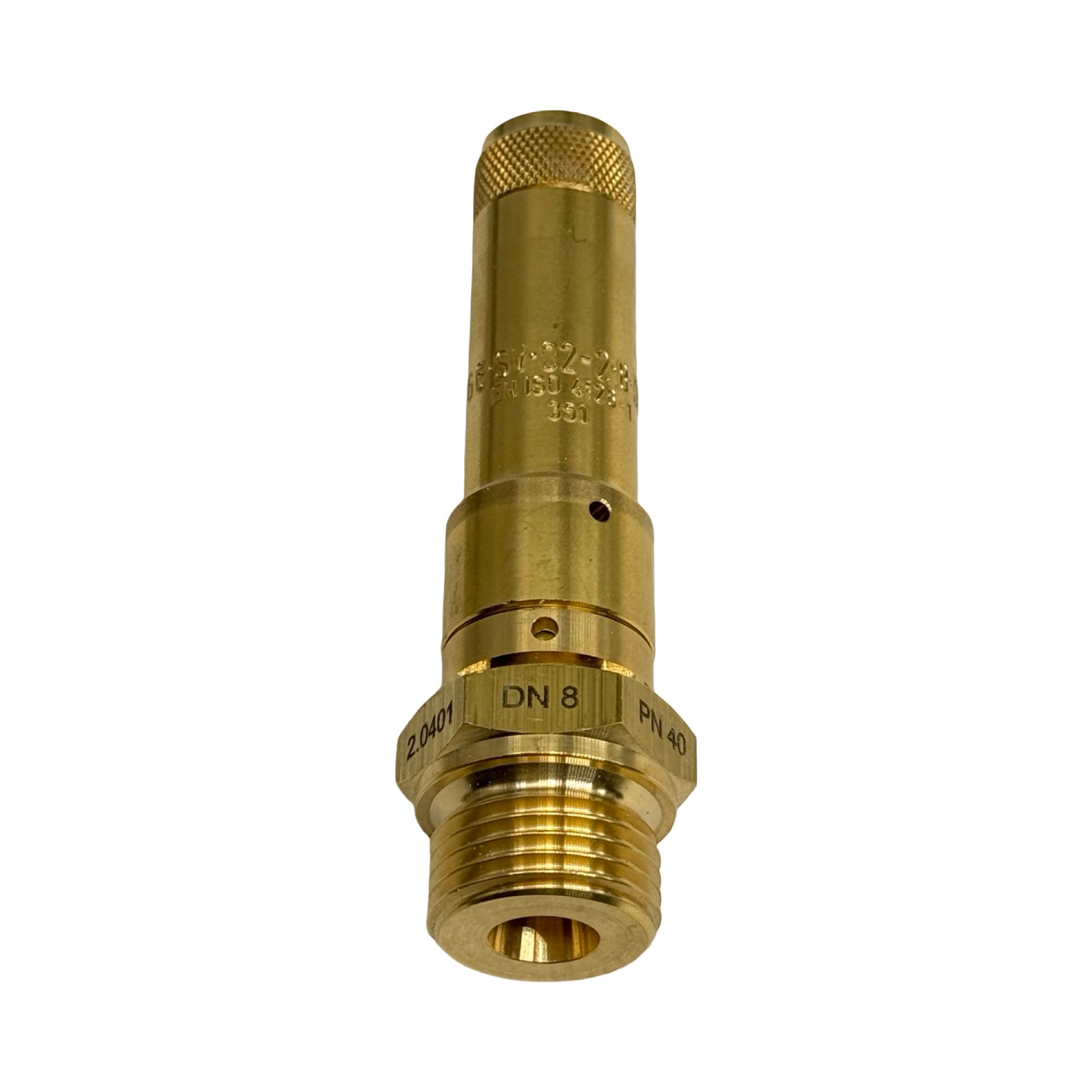 EWO Sicherheitsventil 351.256 7.1 DN8 G1/2 7,1bar PN40 Messing Druckluft