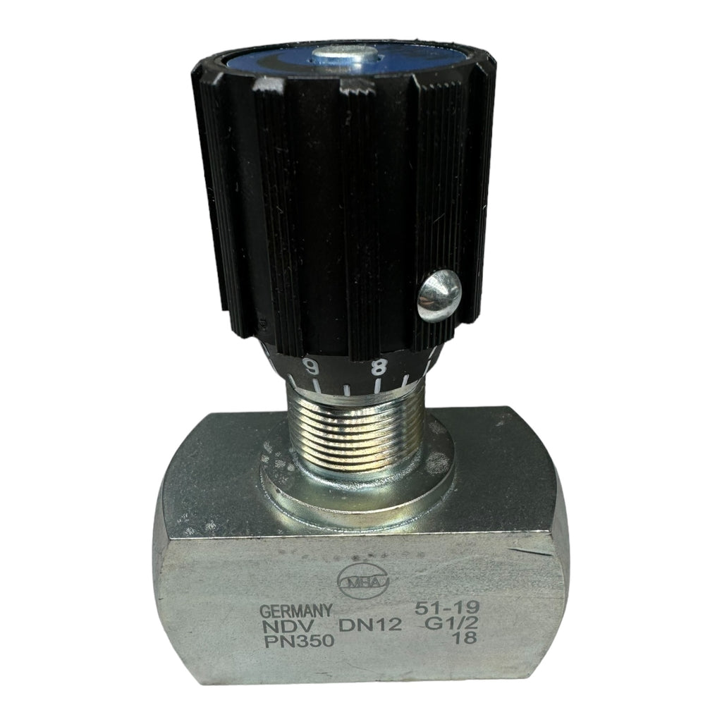 MHA Zentgraf PN350 51-19 NDV DN12 Nadelventil G1/2 350bar