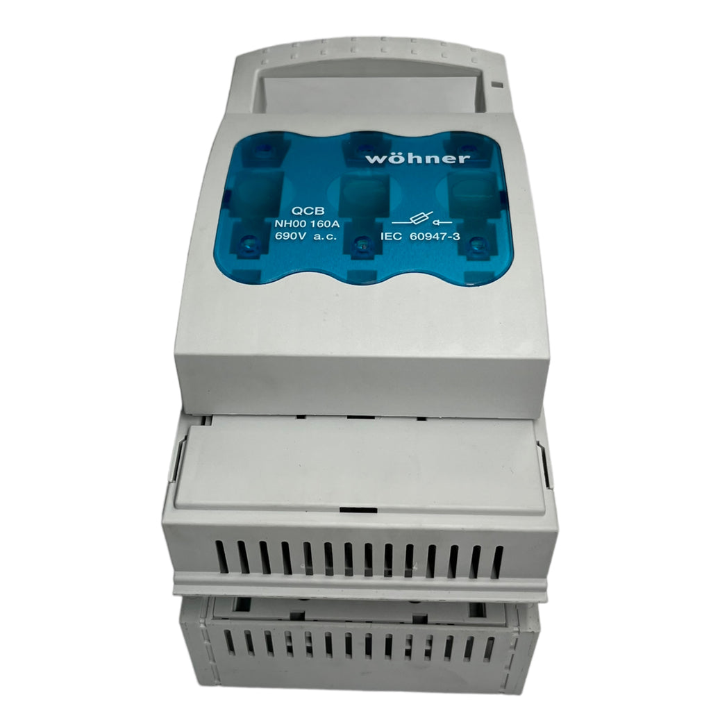 Wöhner QCB 33198 NH00 Sicherungslasttrennschalter Rahmenklemme 16A 3polig 690VAC