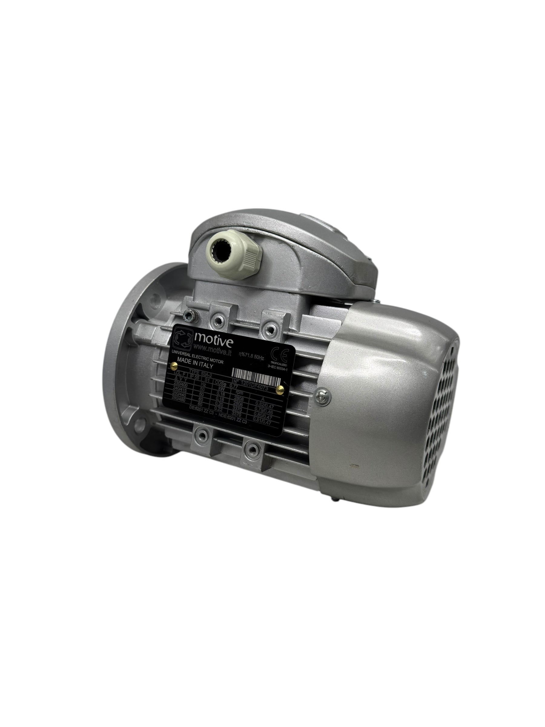 Motive 63A-2 1201DF4073 Electric Motor 1Phase Motor  0,18kW 2824rpm 230/400V