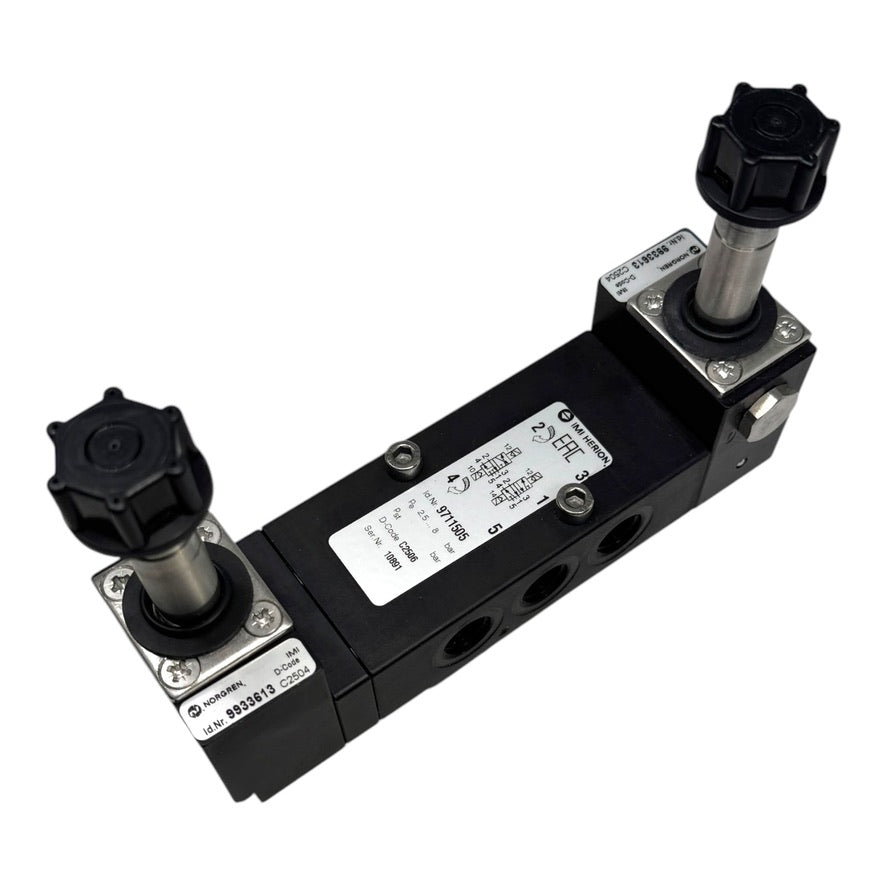 IMI Herion Norgren 97115050 9933613 magnetischer Kolben Ventil G1/4 2,5...8 bar 1300L/min