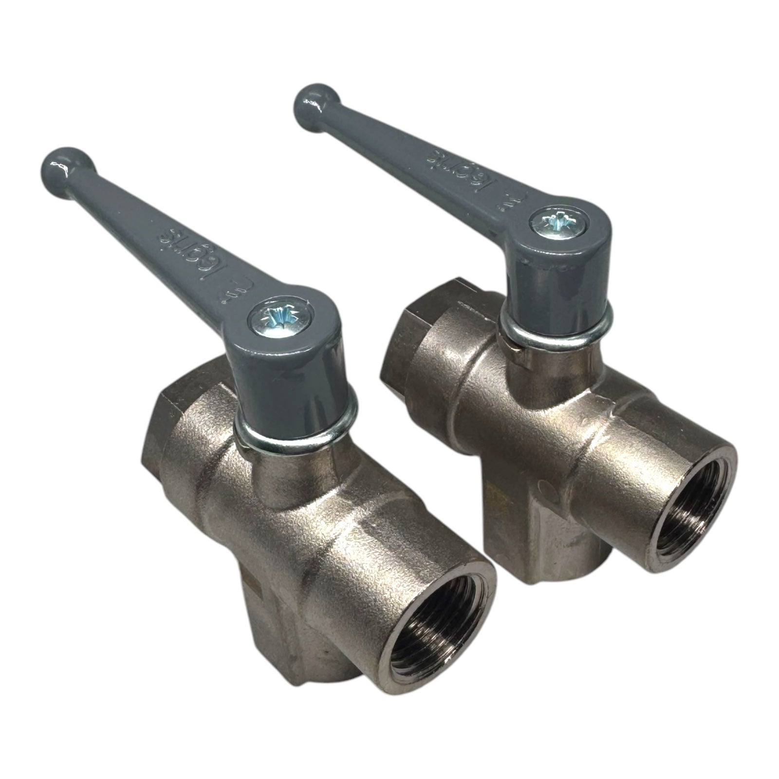 2x Parker 04821221 Kugelhahn 3-Wege L-Bohrung G1/2" 20bar NBR 12mm