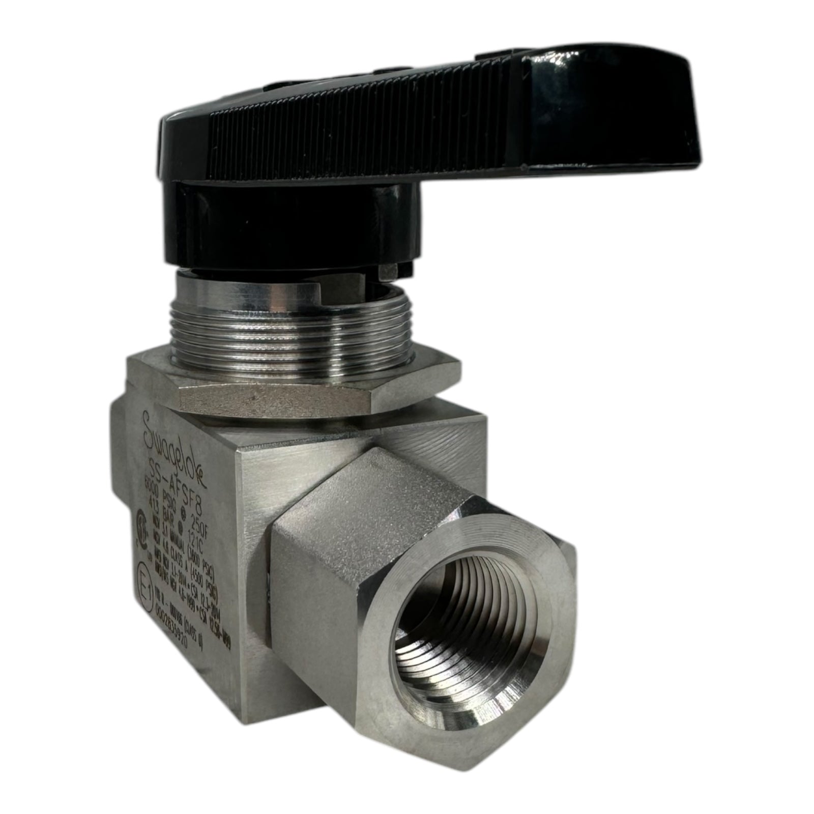 Swagelok SS-AFSF8 Hochdruck-Kugelhahn Edelstahl 3-teilig G1/2 NPT-Innengewinde 413bar