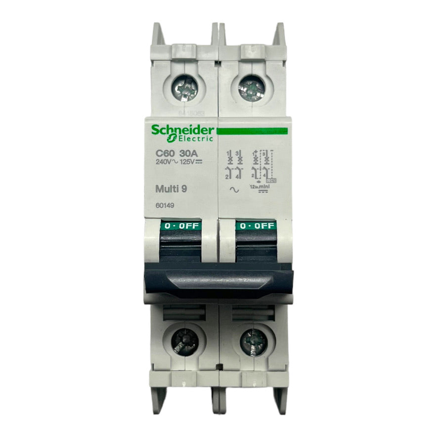 Schneider Electric MULTI9C60 60149 Leistungsschalter 2P 30A 240V AC 50/60Hz