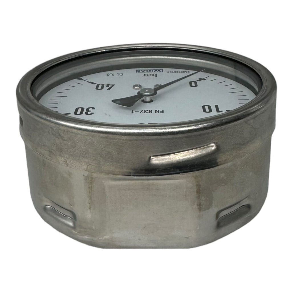 Wika EN837-1 Manometer CL. 1.0 0...40bar Senkrecht Aussengewinde 1/2"
