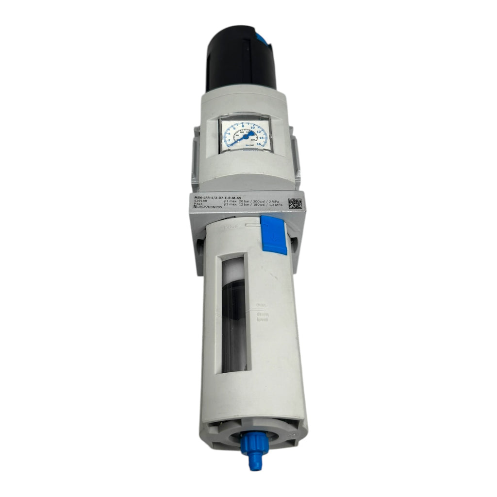 Festo 529188 MS6-LFR-1/2-D7-E-R-M-AS Filter-Regelventil 40µm 20bar G1/2