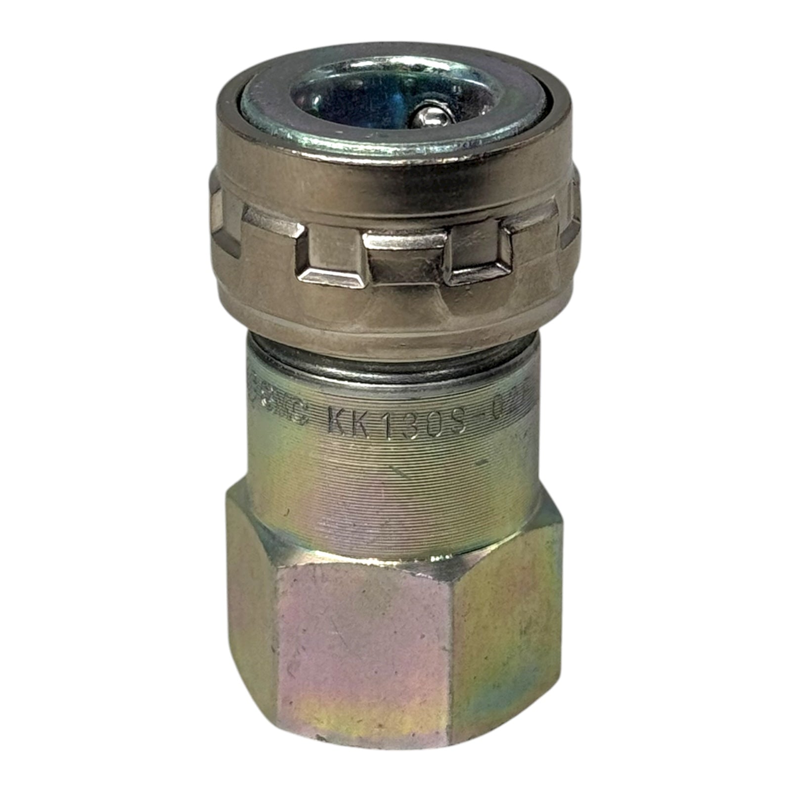 2x SMC KK130S-02F Schnellkupplung Pneumatik Kupplungsstecker 1/4” Anschluss