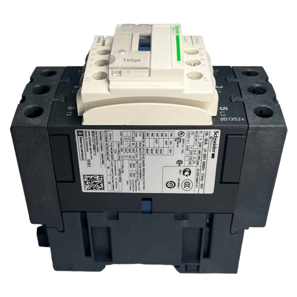 Schneider Electric LC1D40A Leistungsschütz 3p 1S+1Ö 18.5 kW, 40 A, 400 V AC3