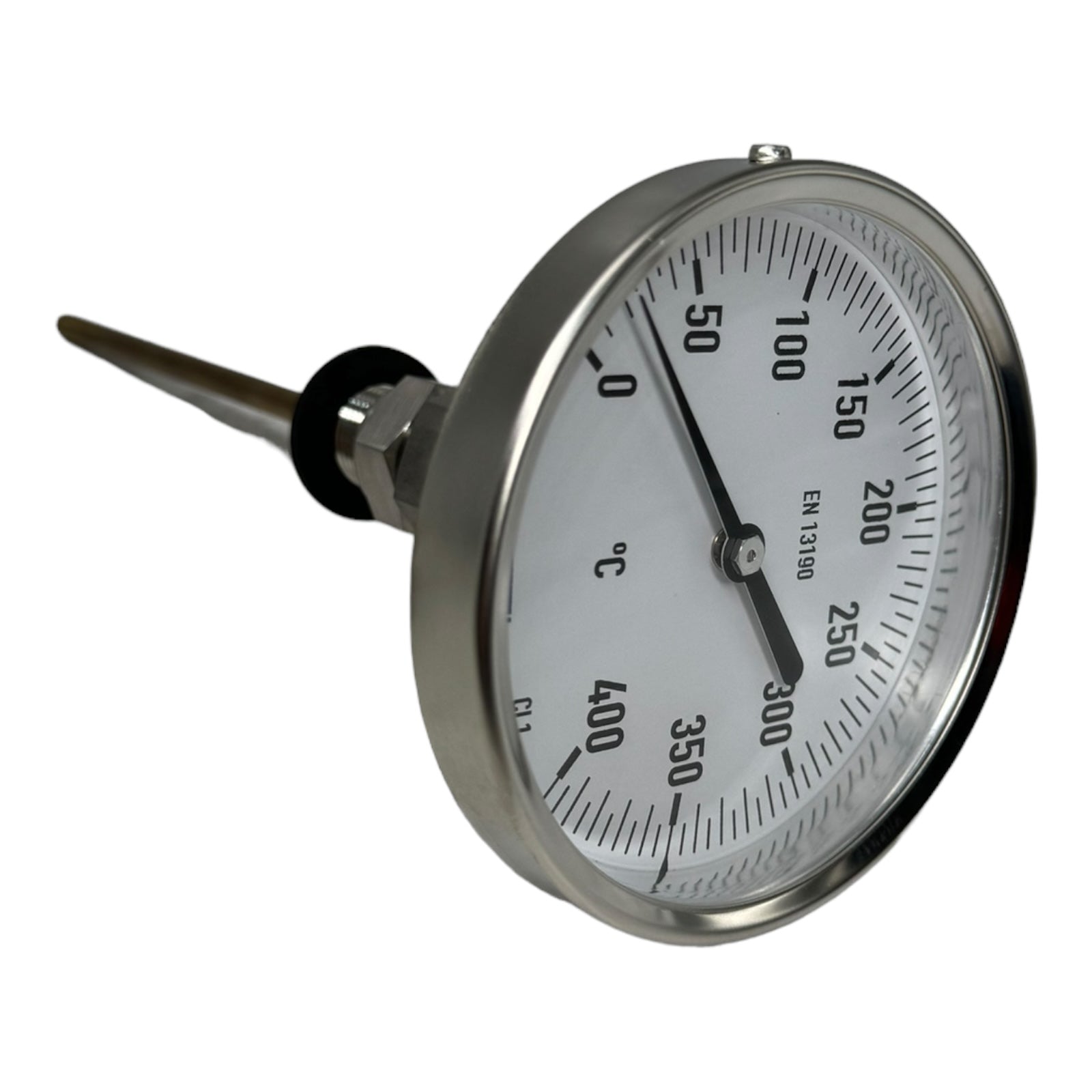 Wika A52.100/4 Druck- und Temperaturmesstechnik Manometer 0...400°C 140x6mm