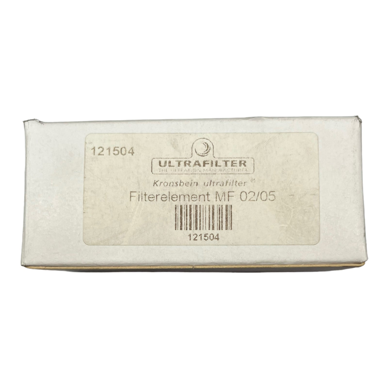 Ultrafilter 121504 MF02/05 Filter AG Schraubgewinde Blau Filterelement