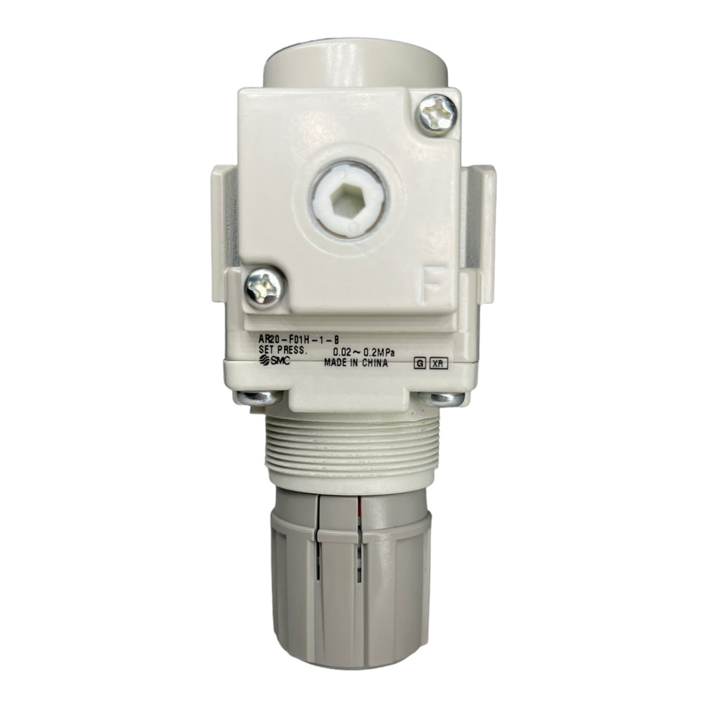 2x SMC AR20-F01H-1-B AR20F01H1B Druckluftregler Regulator 0.02MPa - 0.2MPa