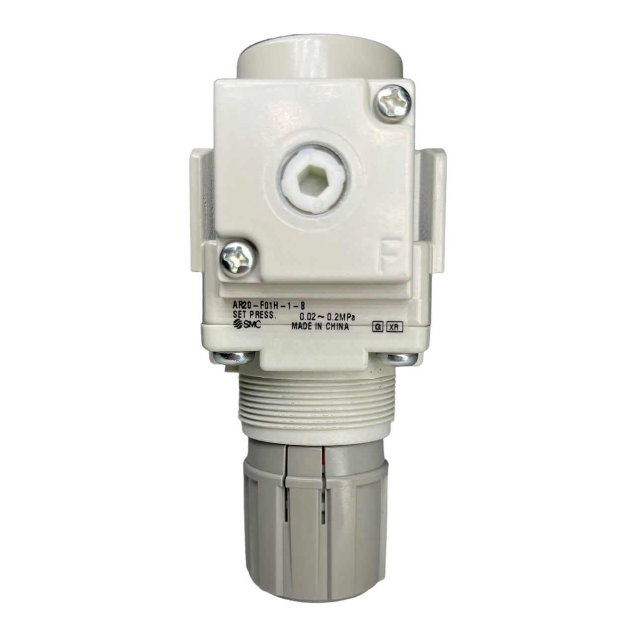 2x SMC AR20-F01H-1-B AR20F01H1B Druckluftregler Regulator 0.02MPa - 0.2MPa