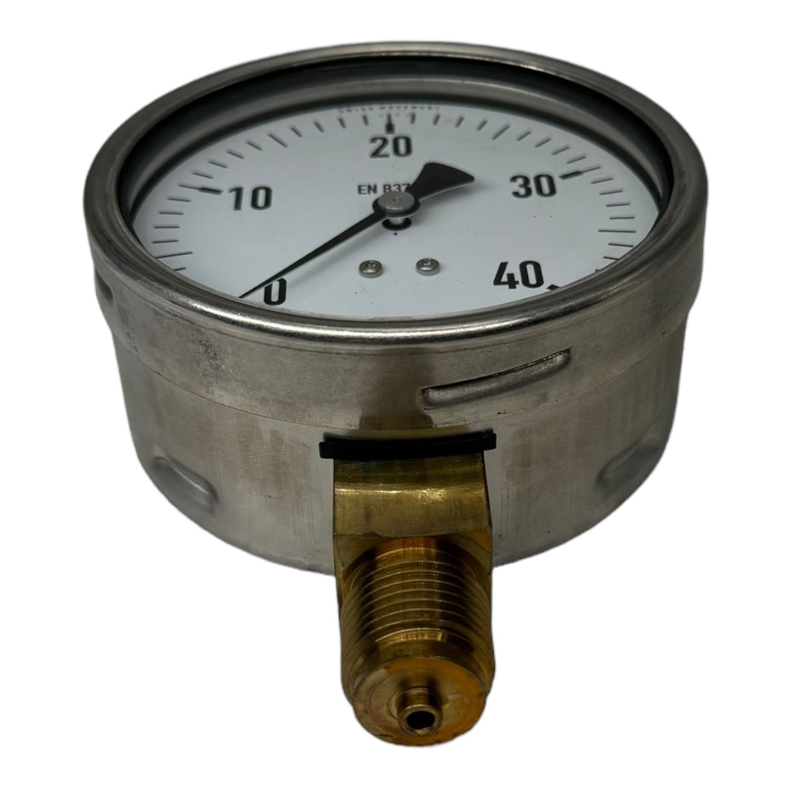Wika EN837-1 Manometer CL. 1.0 0...40bar Senkrecht Aussengewinde 1/2"