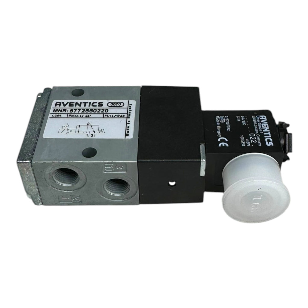 Aventics 5772550220 CD04 3/2-Wege-Magnetventil Federrückstellung 26mm 900 l/min