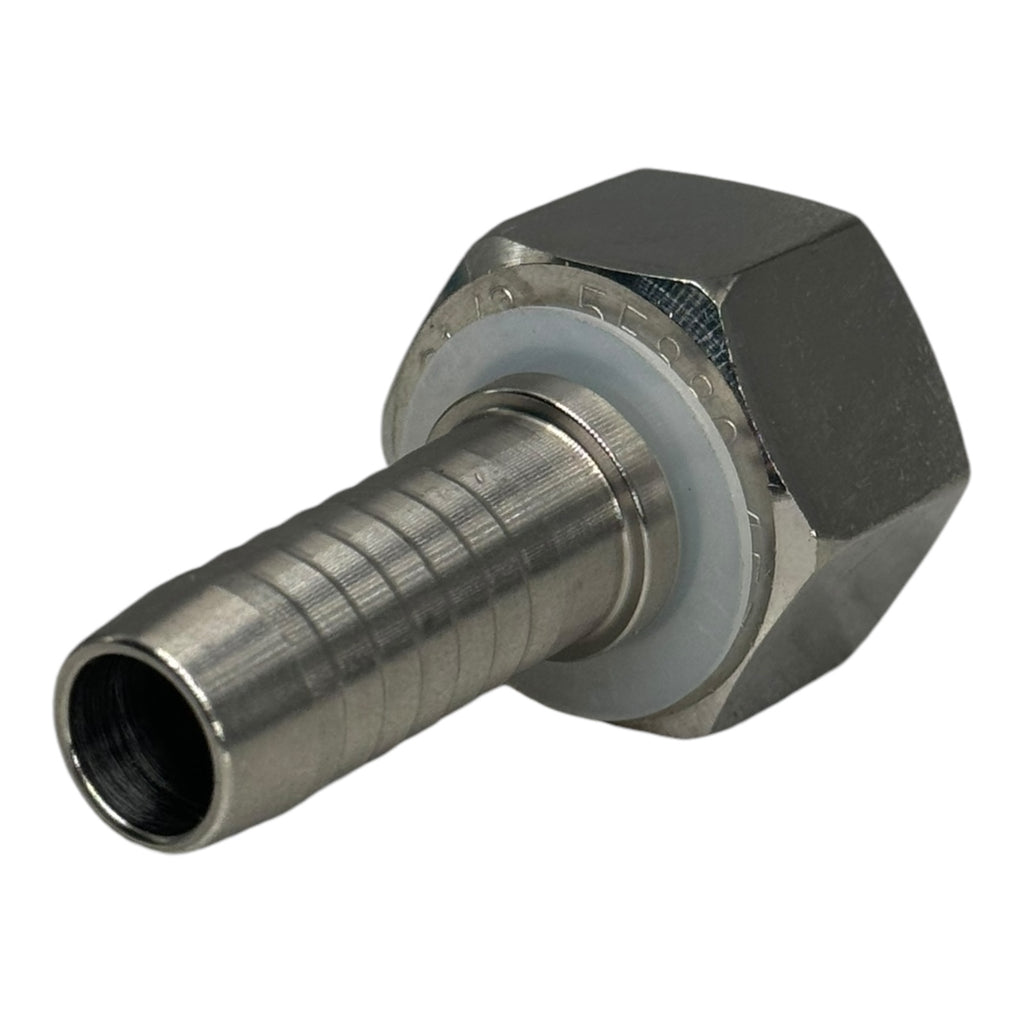 2x PH Hydraulik DRF DN12 Flachdichtnippel 16.5mm G1/2 5F88 Edelstahl