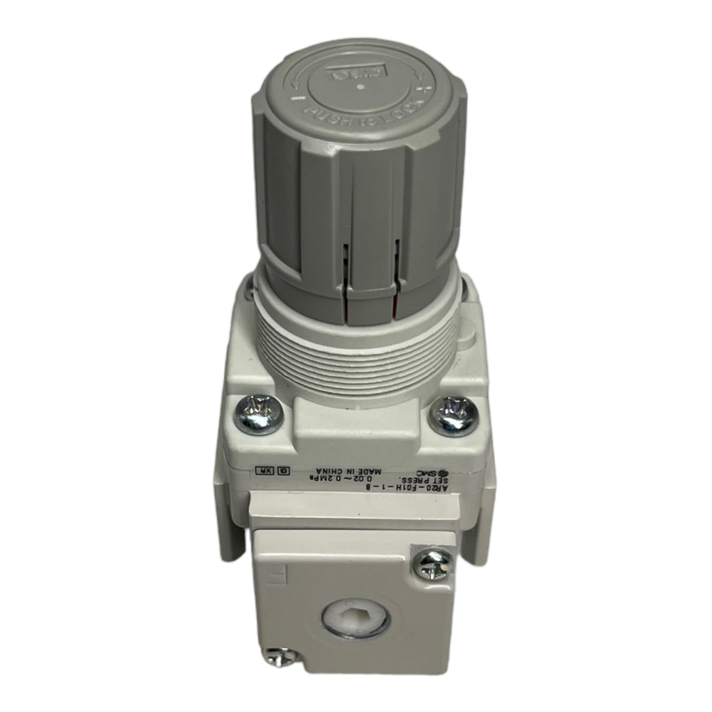 2x SMC AR20-F01H-1-B AR20F01H1B Druckluftregler Regulator 0.02MPa - 0.2MPa