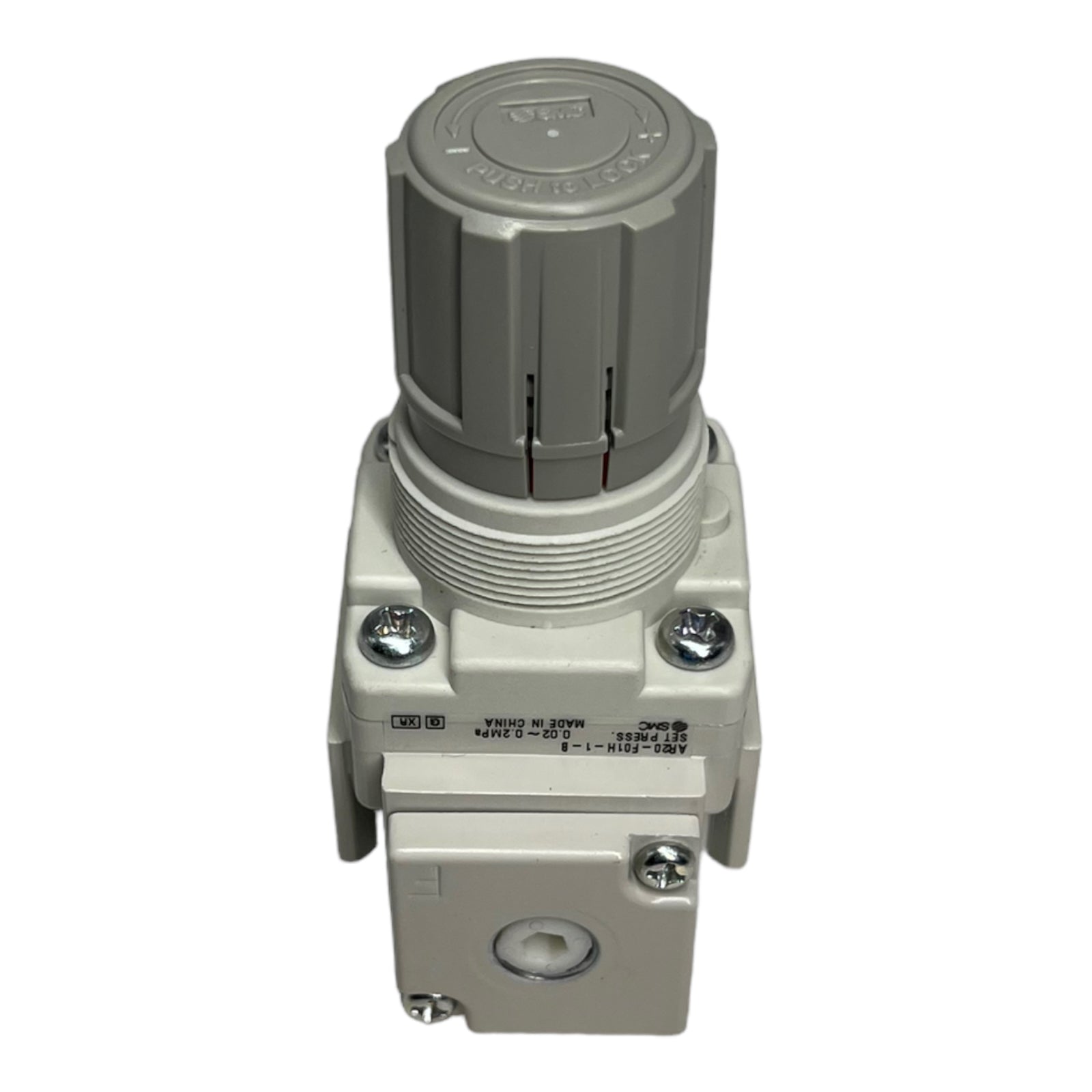 2x SMC AR20-F01H-1-B AR20F01H1B Druckluftregler Regulator 0.02MPa - 0.2MPa