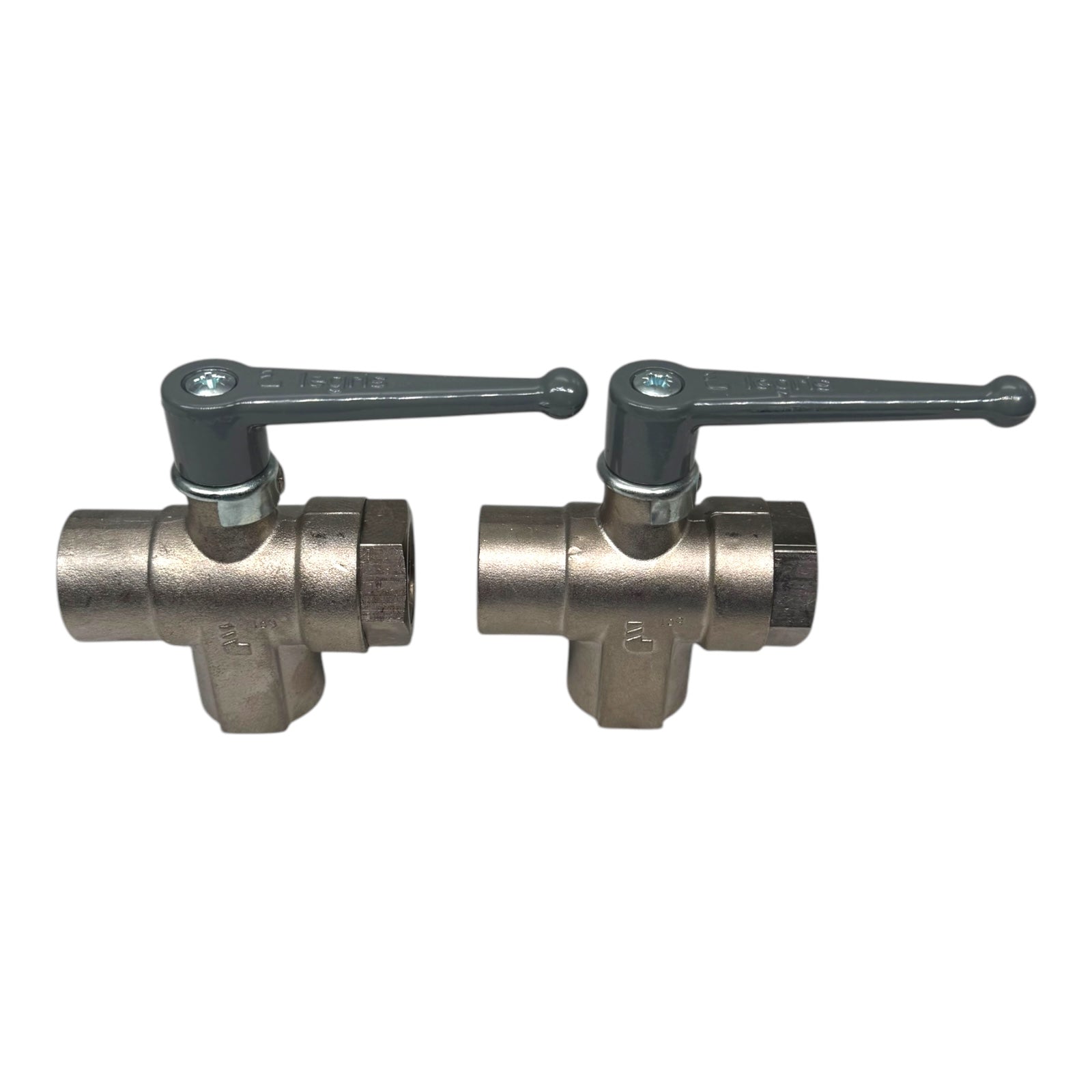 2x Parker 04821221 Kugelhahn 3-Wege L-Bohrung G1/2" 20bar NBR 12mm