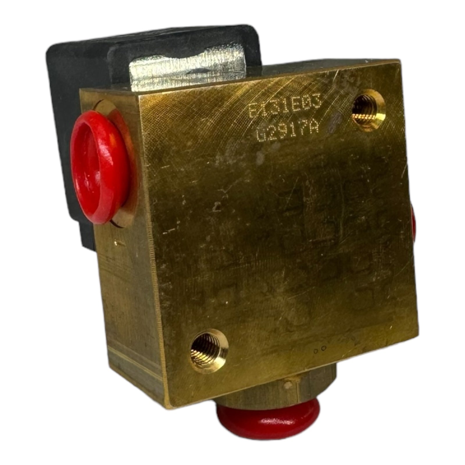 Parker Lucifer E131E03 481865C2D5BF 3/2 Wege-Magnetventil mit Spule 7bar 24V 9W 2,5-6mm