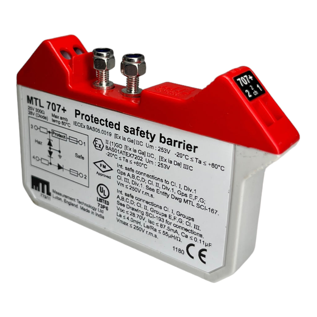 MTL707+ Überspannungsschutz Protected SAFETY BARRIER 25V 28V Diode 300Ω