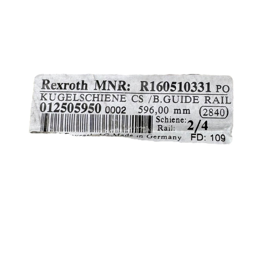Rexroth R160510331 Linearführung Schiene 596mm Kugelschiene CS/B Linear Motion