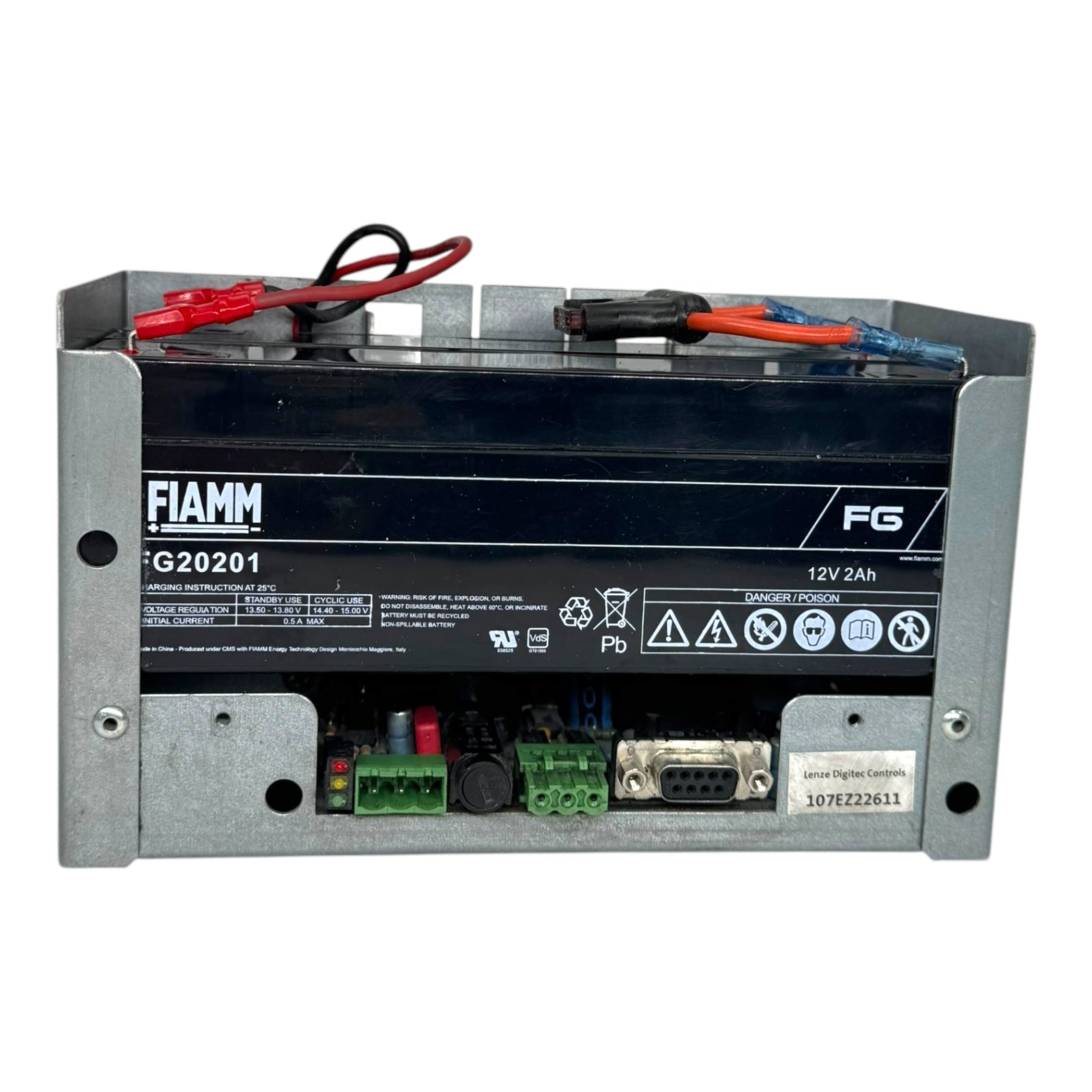 Lenze Digitec Controls 2500 RS232 Steuerung Control Module USV24V/100W T6,3AH