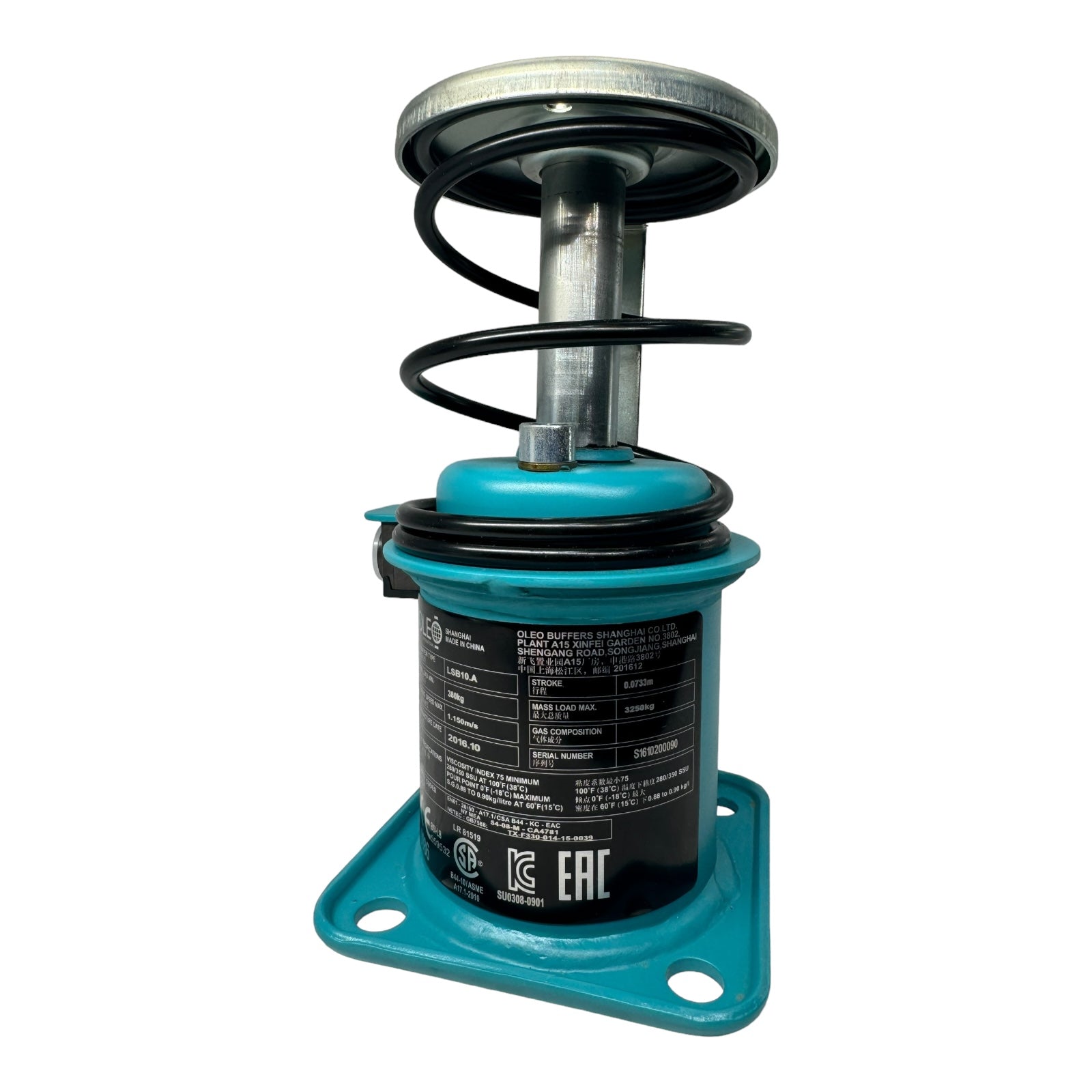 OLEO LSB10A TR23611ZU90 Schmersal Oil buffer Ölpuffer 380Kg-3250Kg 500V 6kV