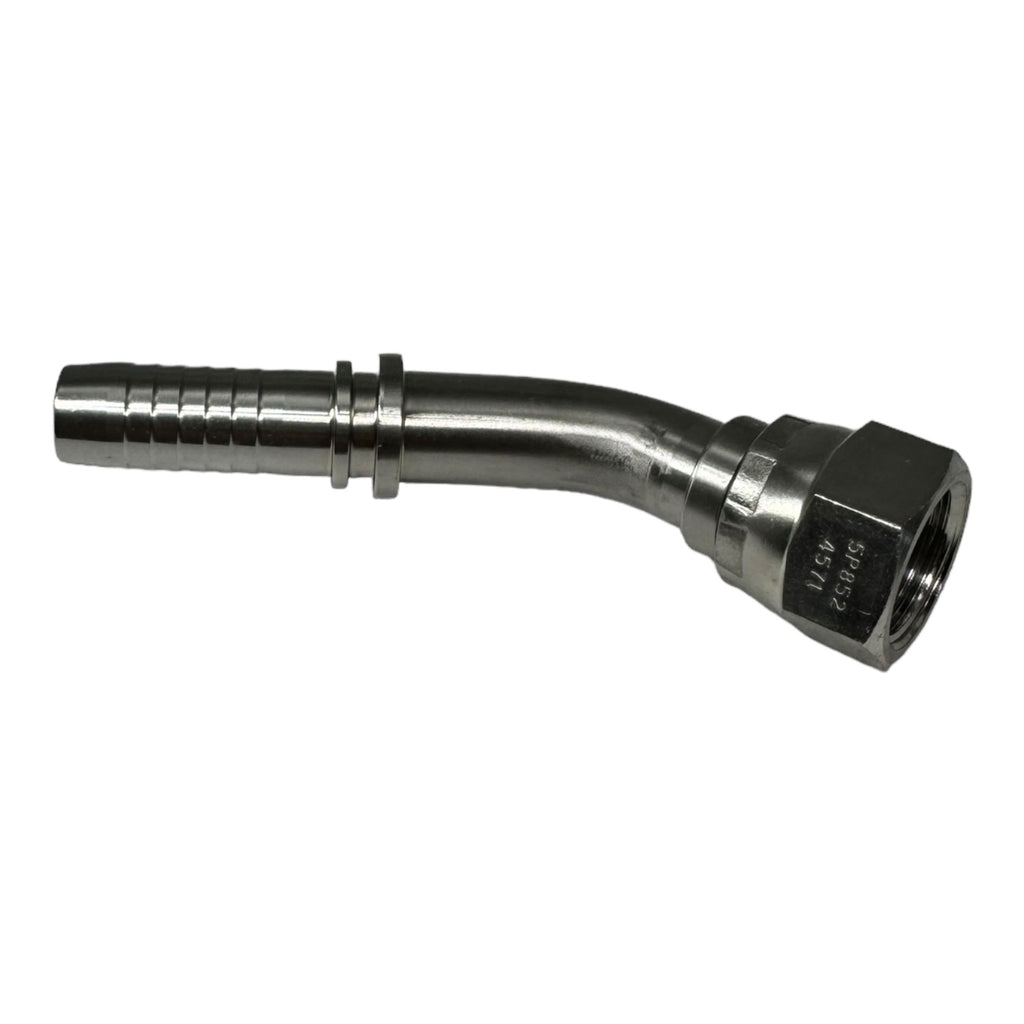 PH Hydraulik DKJ-3/4"-45° DN12 Schlaucharmaturen ohne Ausreisssicherung Edelstahl