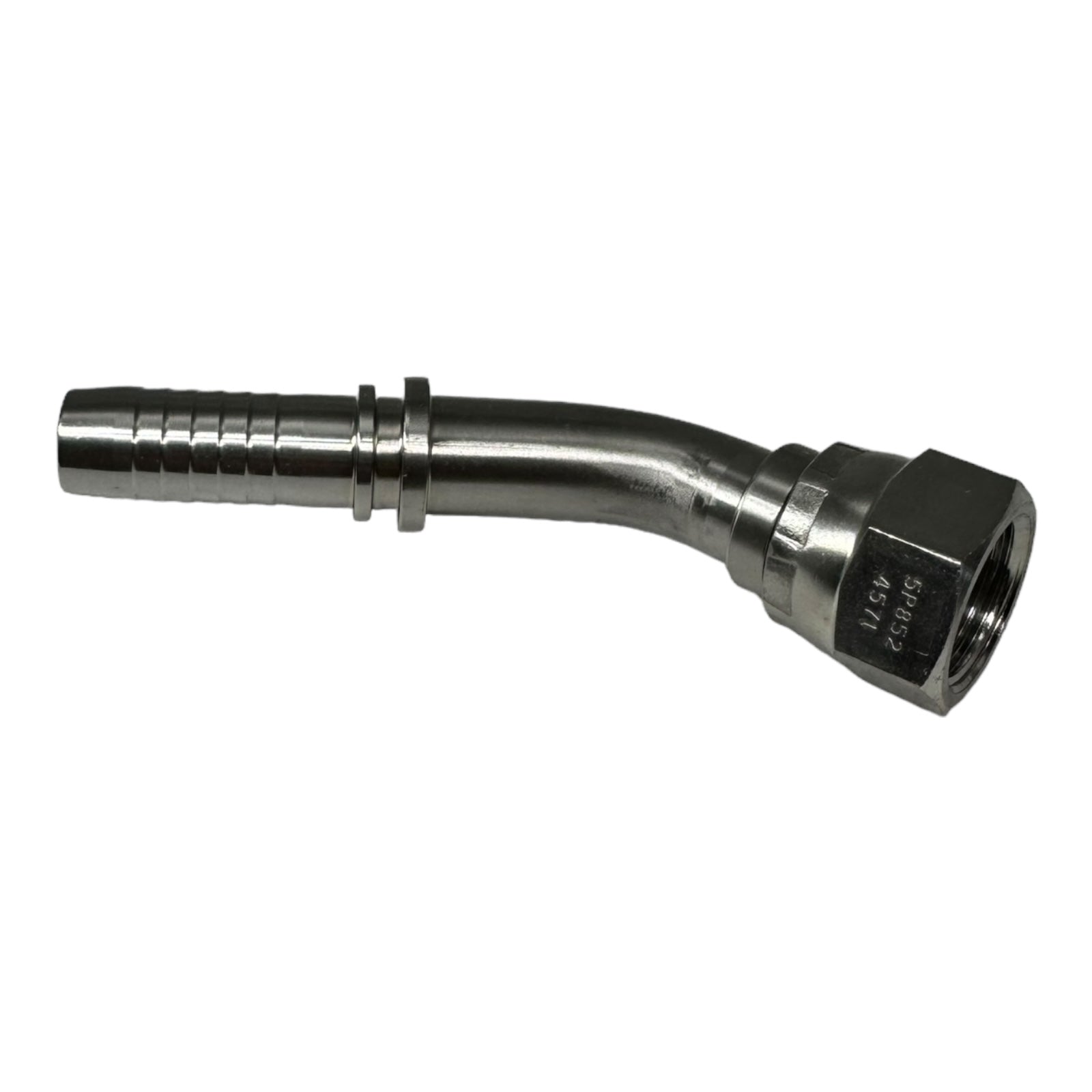 PH Hydraulik DKJ-3/4"-45° DN12 Schlaucharmaturen ohne Ausreisssicherung Edelstahl