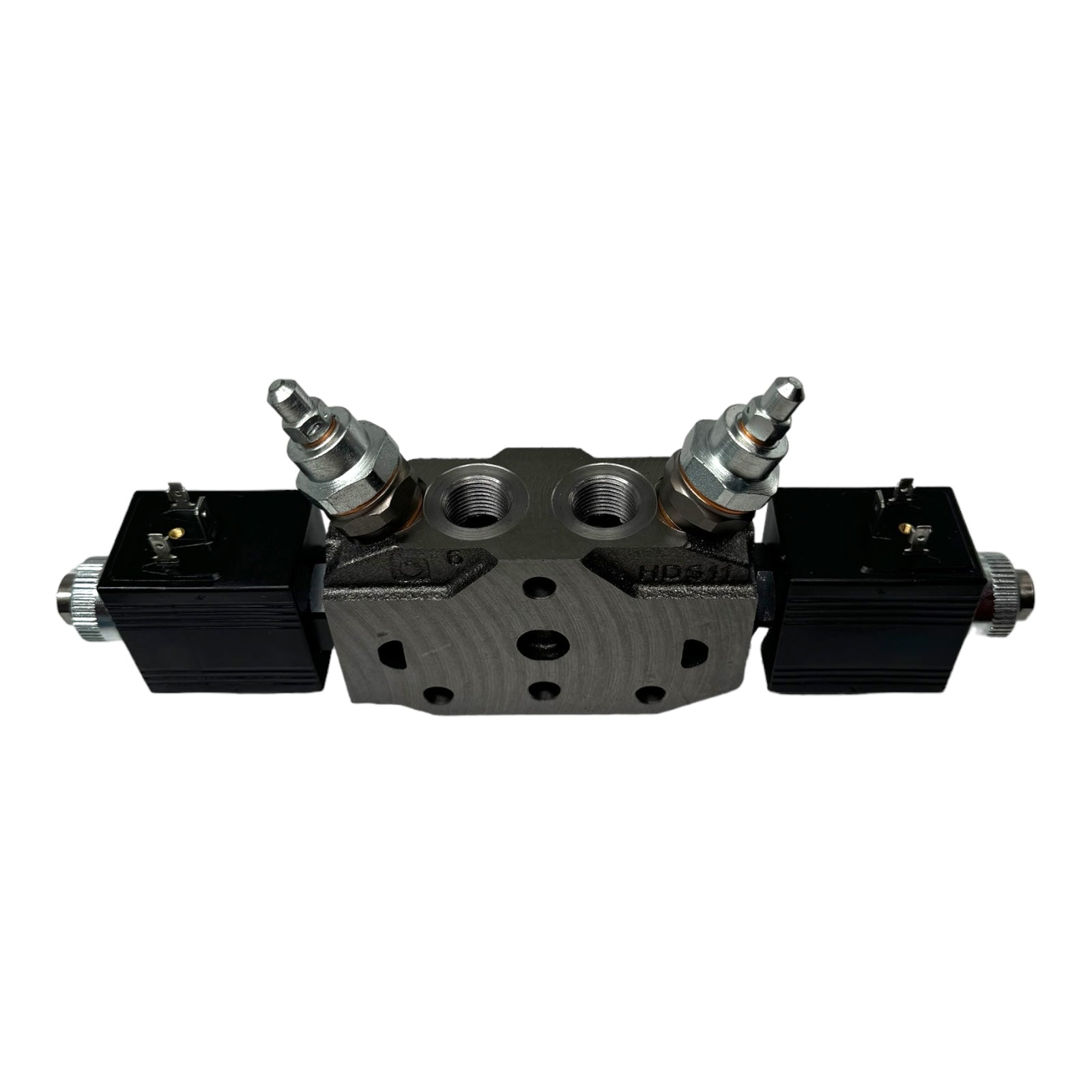 Bucher Hydraulics HDS11 64120 Steuerblock Wegeventil 2x Magnetspulen 12VDC 36W