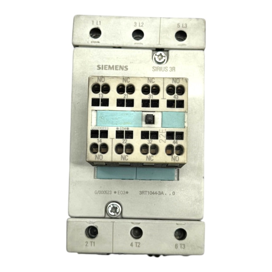 Siemens 3RT1044-3AL20 Sirius Leistungsschütz Contactor 65A 2S+2Ö 30kW 230V 50/60Hz 3P