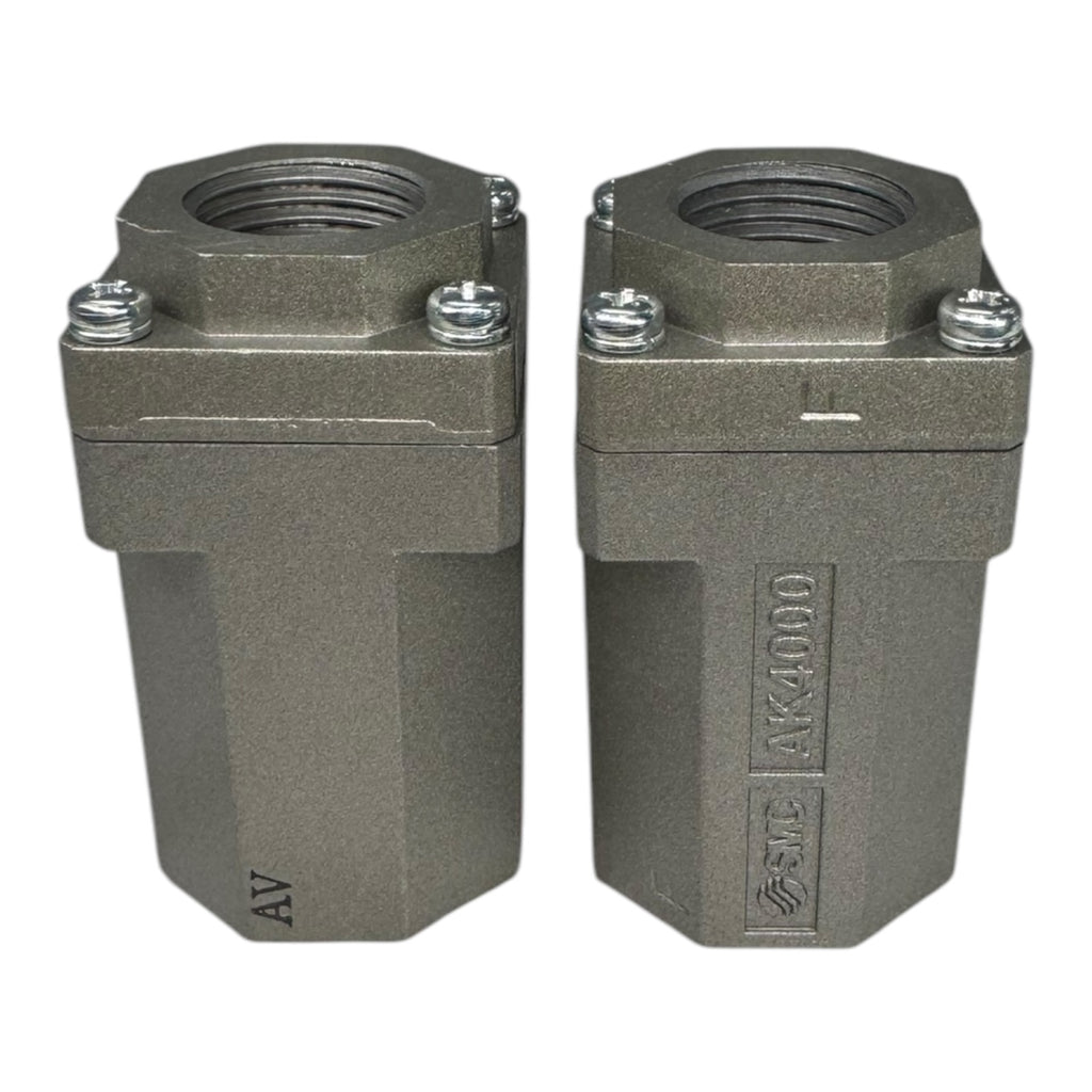 2x SMC AK4000-04 Rückschlagventil Ventil Pneumatik check valve 1/2'' 1MPa