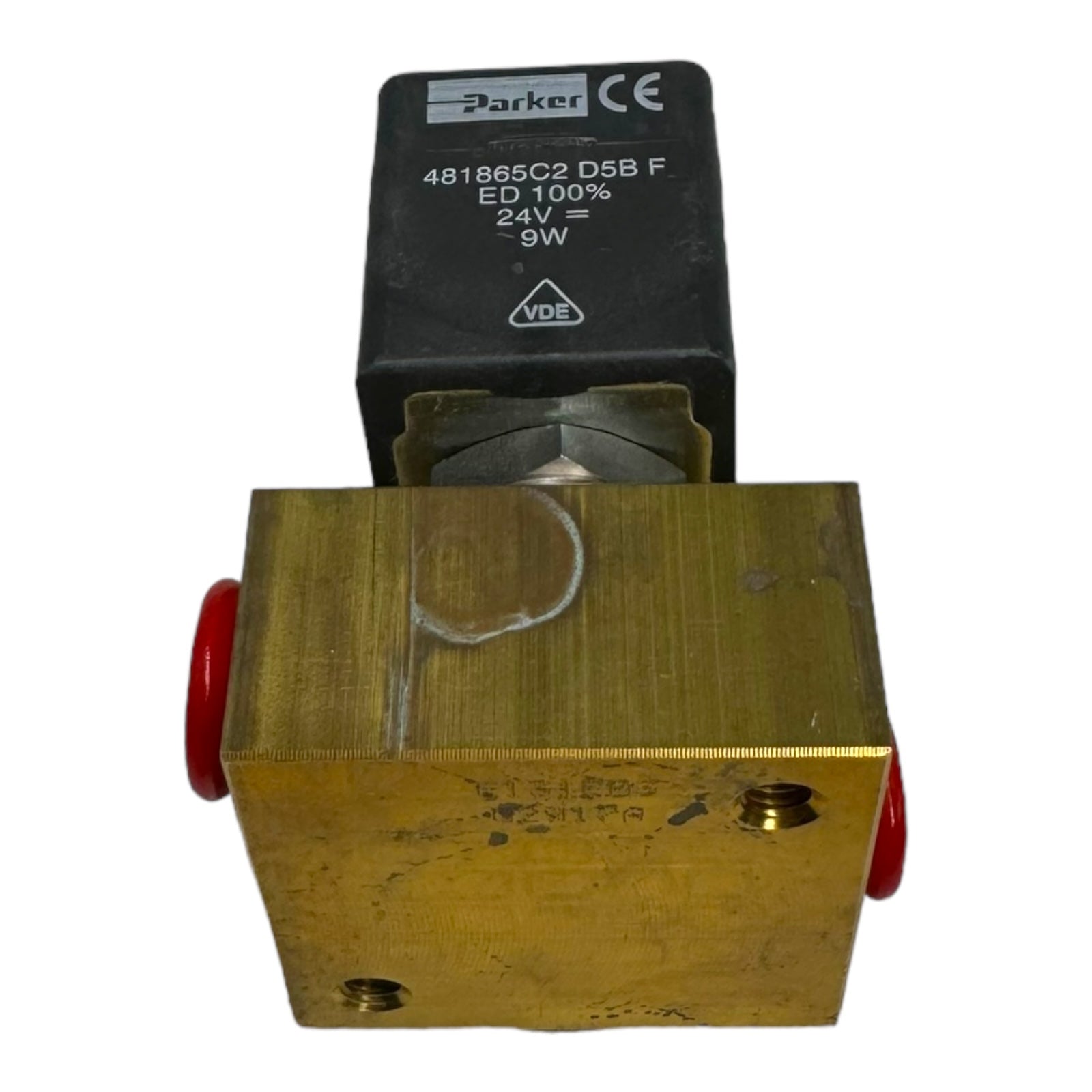 Parker Lucifer E131E03 481865C2D5BF 3/2 Wege-Magnetventil mit Spule 7bar 24V 9W 2,5-6mm