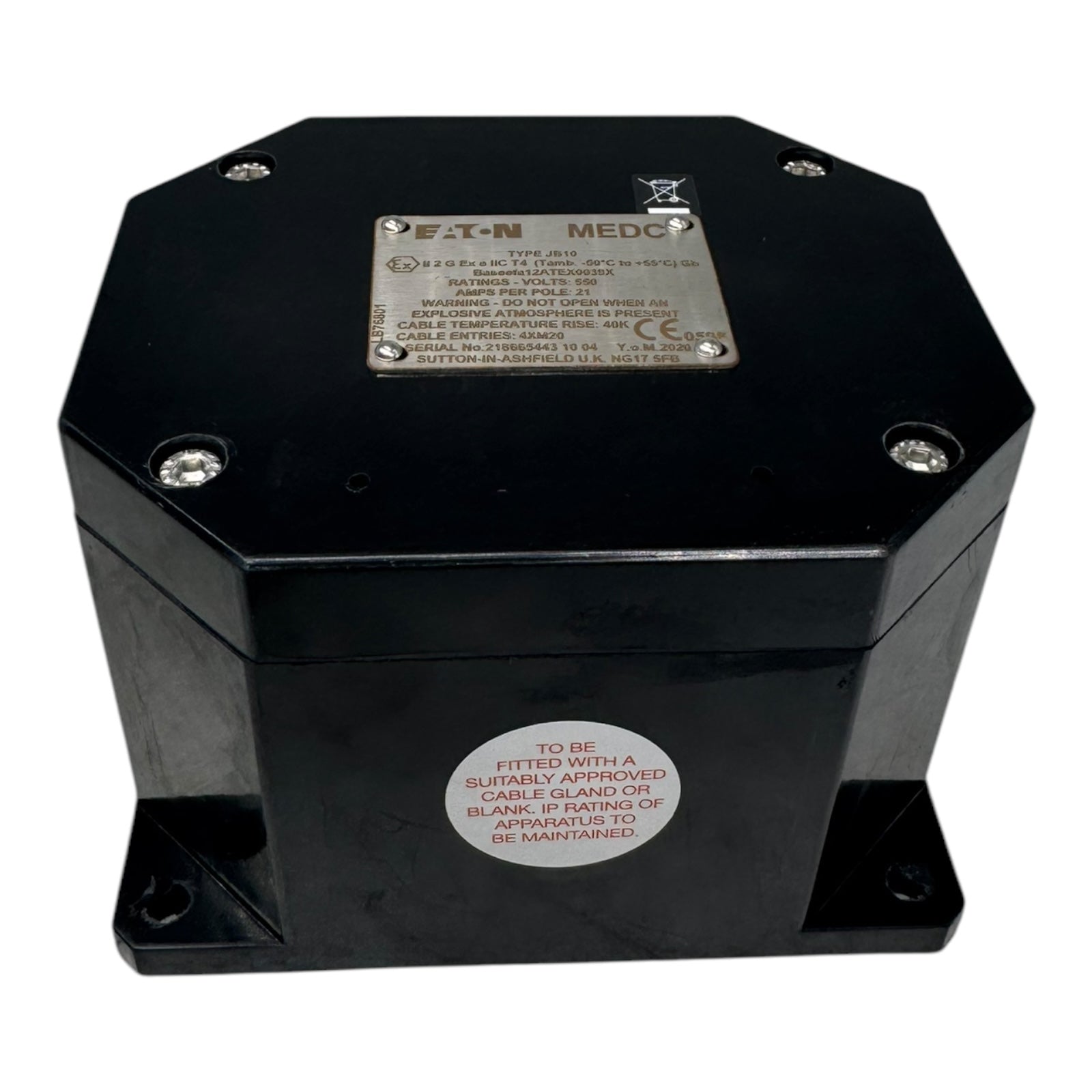 EATON JB10BB9NN2B5B8B11BNNN MEDC ATEX-Detektoren Verteiler Anschlusskasten