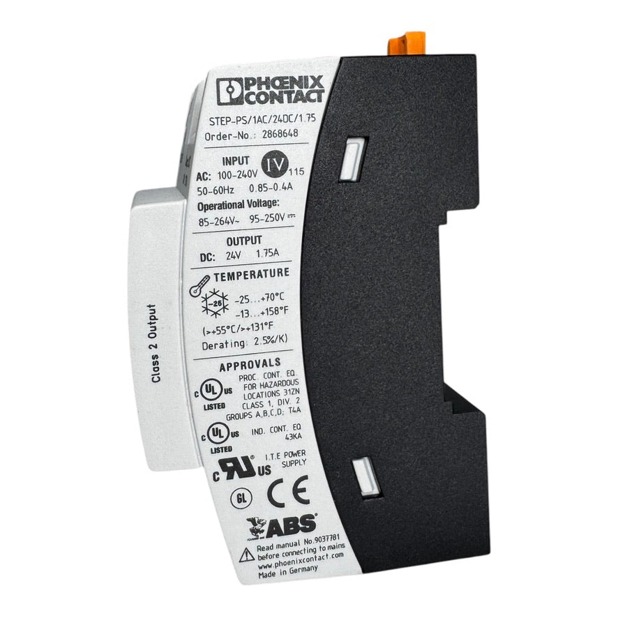 Phoenix Contact 2868648 STEP-PS/1AC/24DC/1.75 Stromversorgung Netzteil 1-phasig
