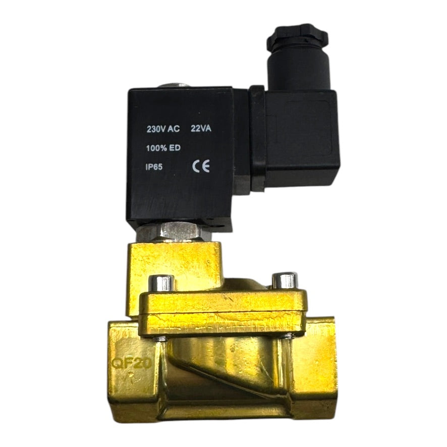 EMC SLP38 QF20 2/2-Wege Magnetventil G3/8" 230V 22VA 0,5...16bar stromlos (NC)