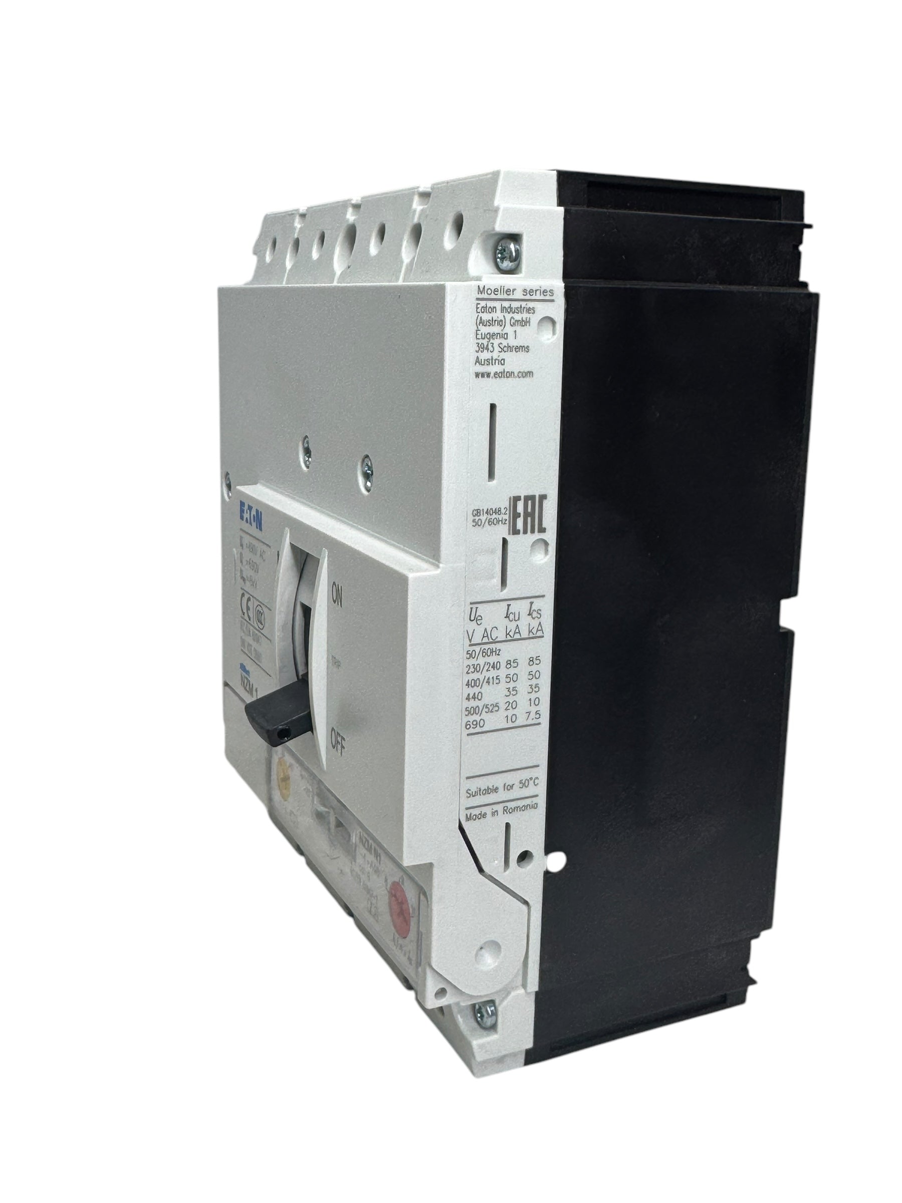 EATON NZMN1-4-A40 NZM1 Circuit breaker Leistungsschalter Schalter 4p 690V AC 40A