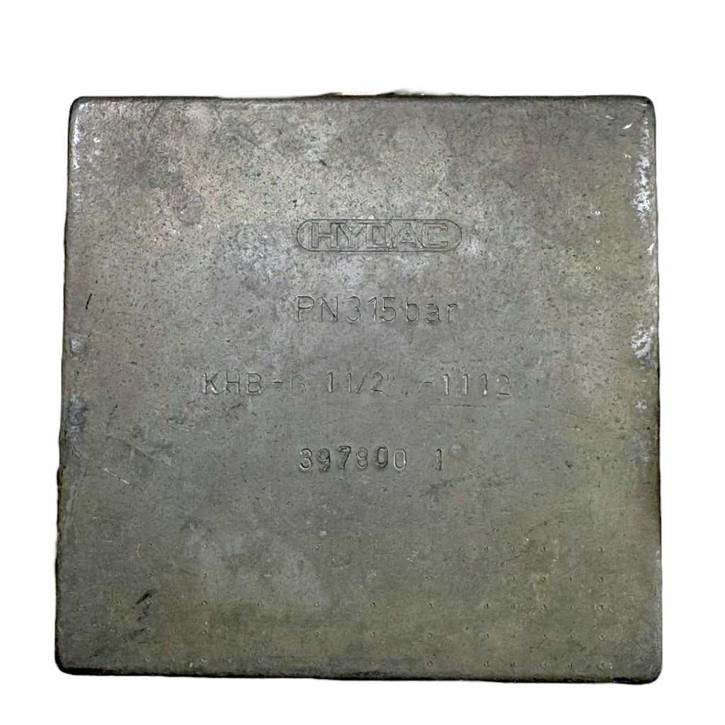 Hydac KHB-G1/21112 Hydraulik Kugelhahn Hochdruck verzinkt Ventil G 1/2" 315bar