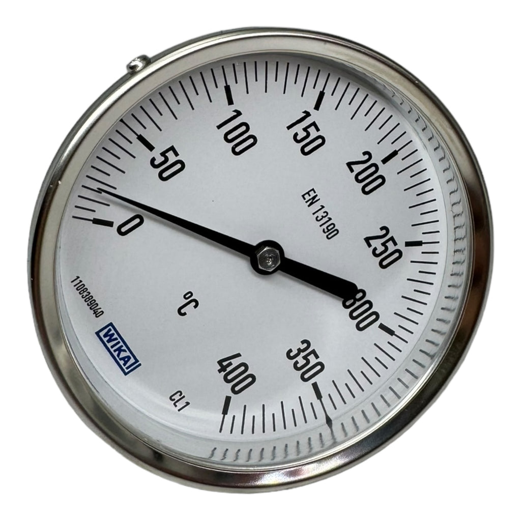 Wika A52.100/4 Druck- und Temperaturmesstechnik Manometer 0...400°C 140x6mm