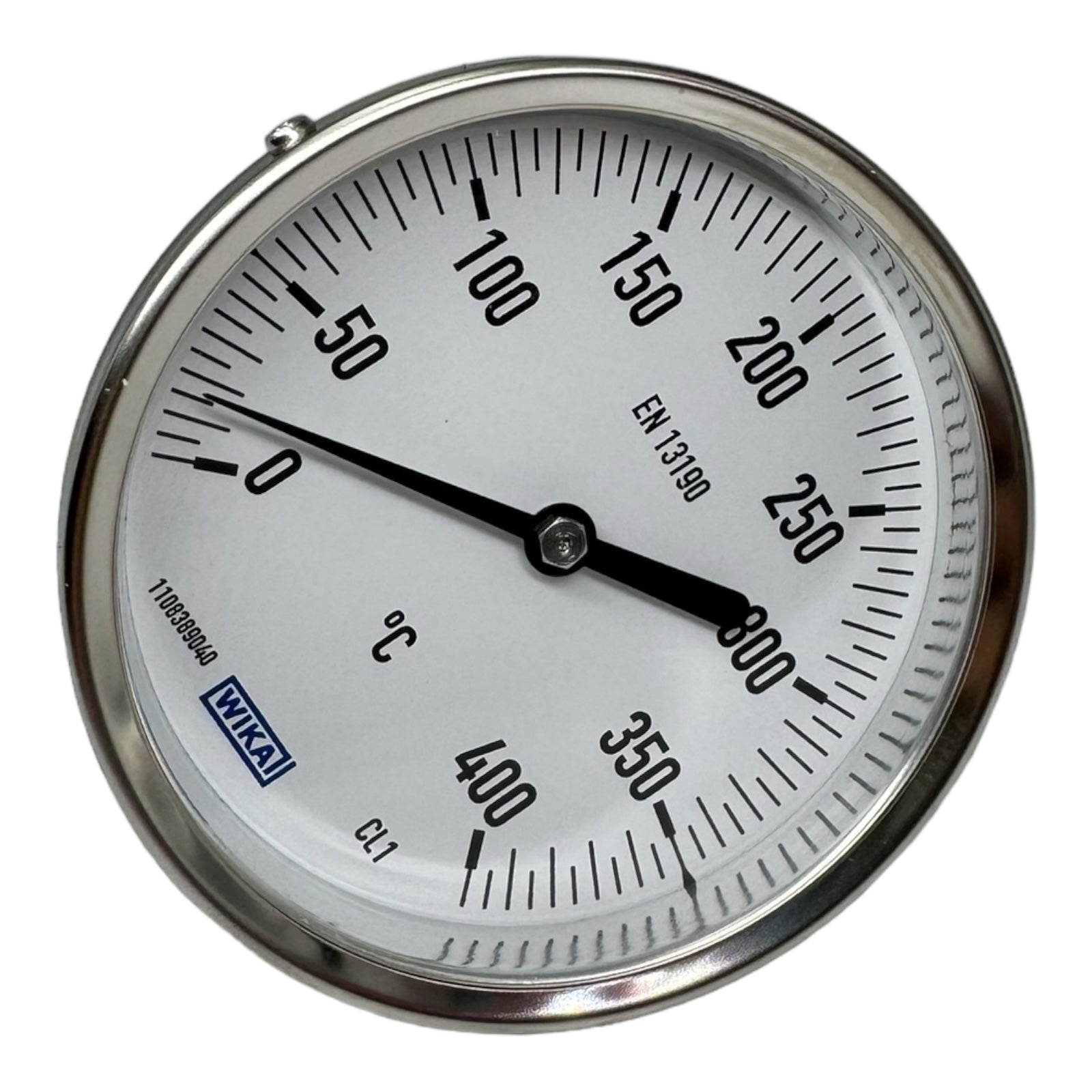 Wika A52.100/4 Druck- und Temperaturmesstechnik Manometer 0...400°C 140x6mm