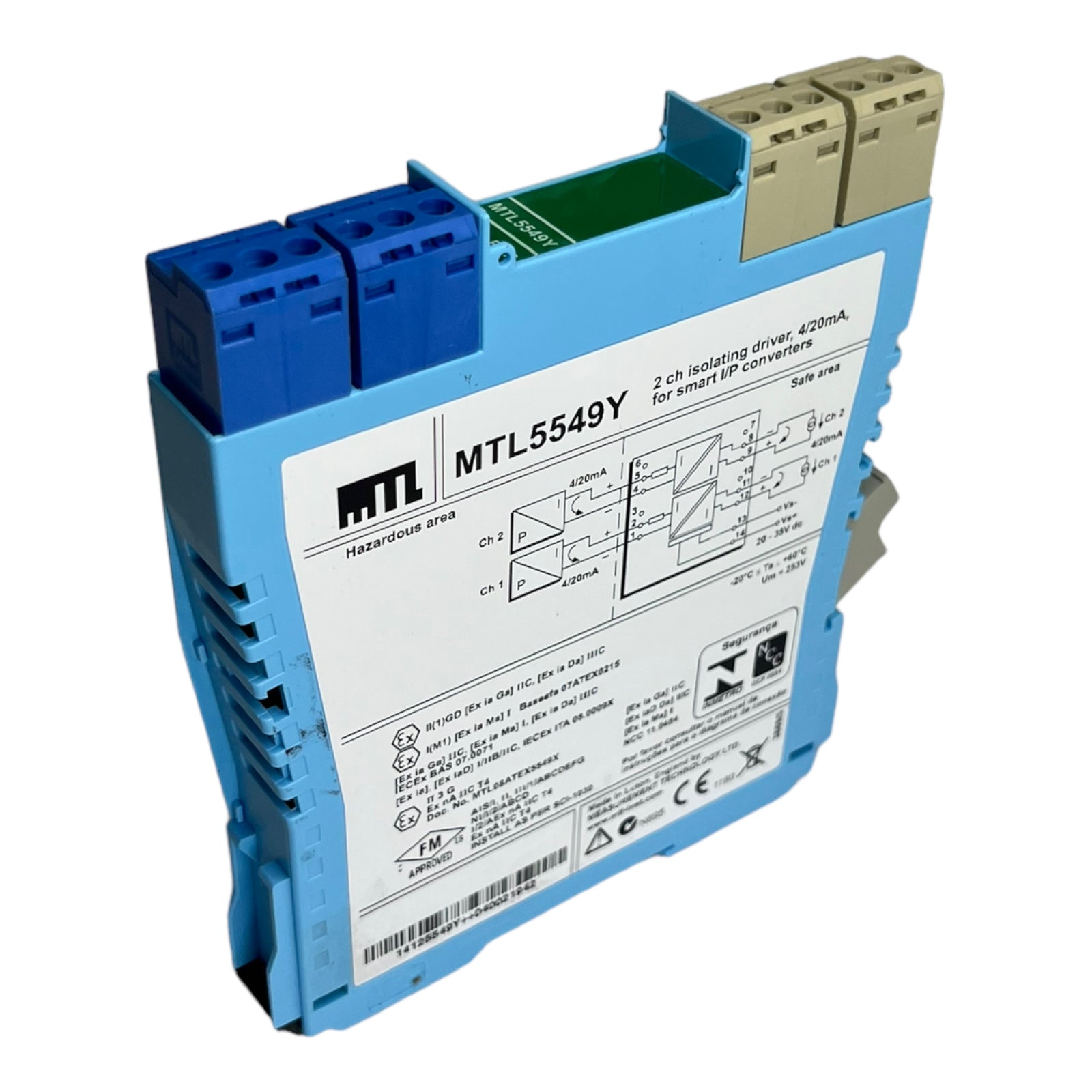 MTL5549Y Signalwandler isolating driver for smart I/P Converters 4-20mA