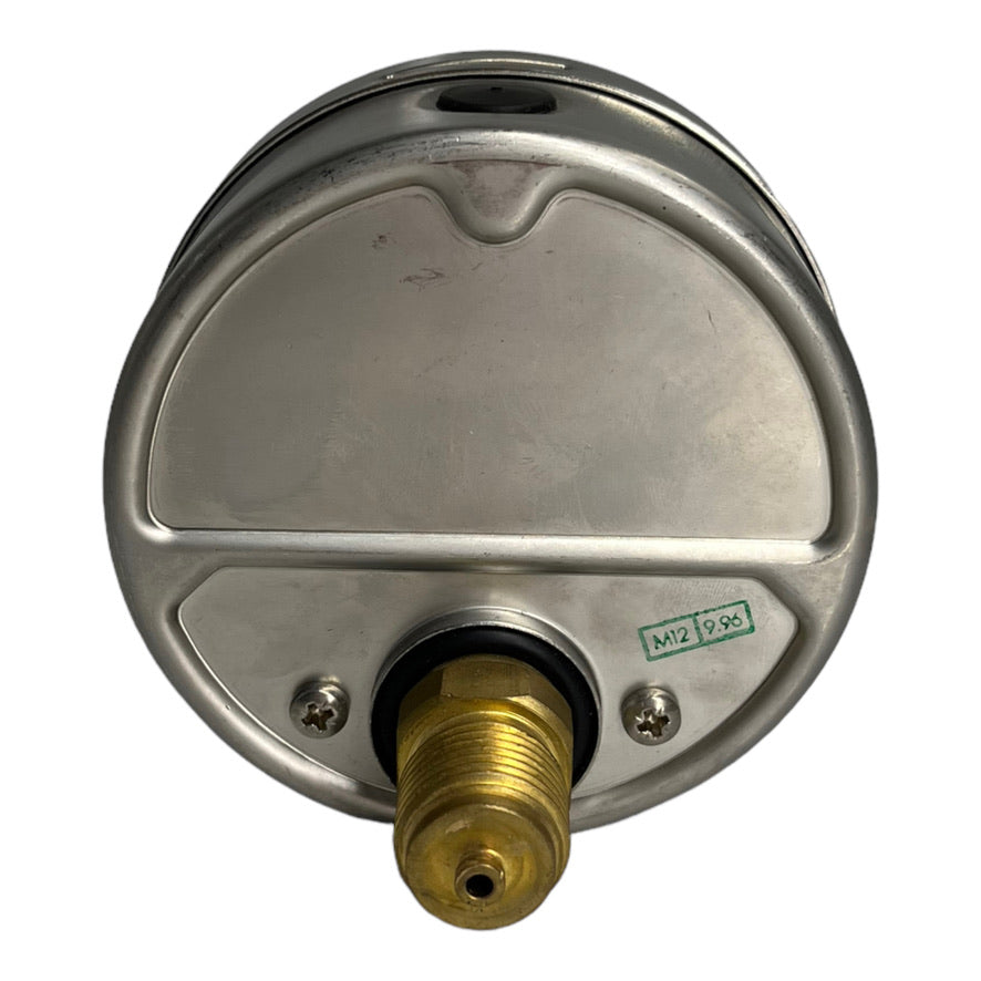 VDO Druckluft Manometer Edelstahl 0-4 bar Ø 100 mm Kl. 1.0  G 1/2 Waagerecht