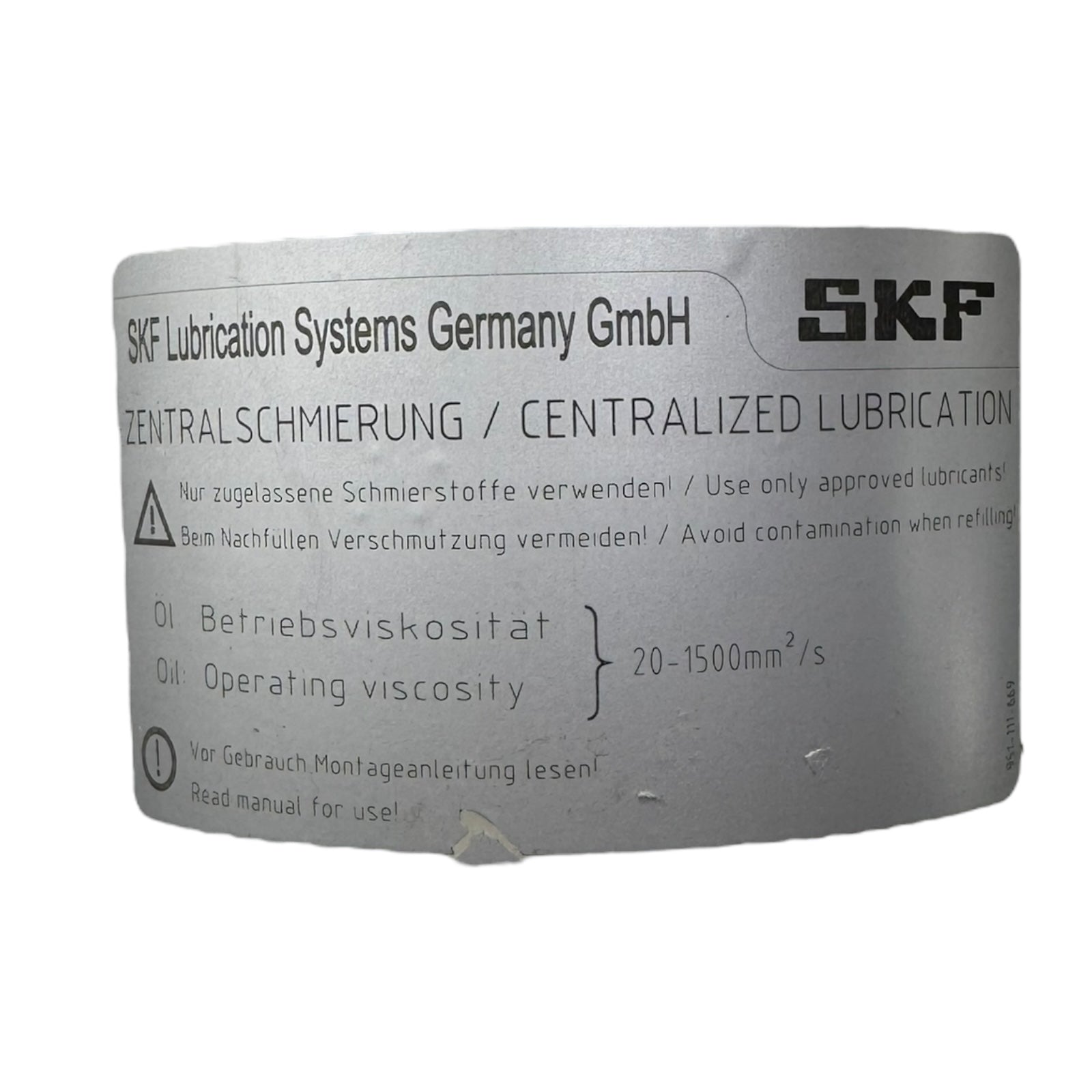 SKF ACP15-1WA11XX-U10 Zentralschmierung Pumpe Lincoln Öl 20–1500 mm²/s